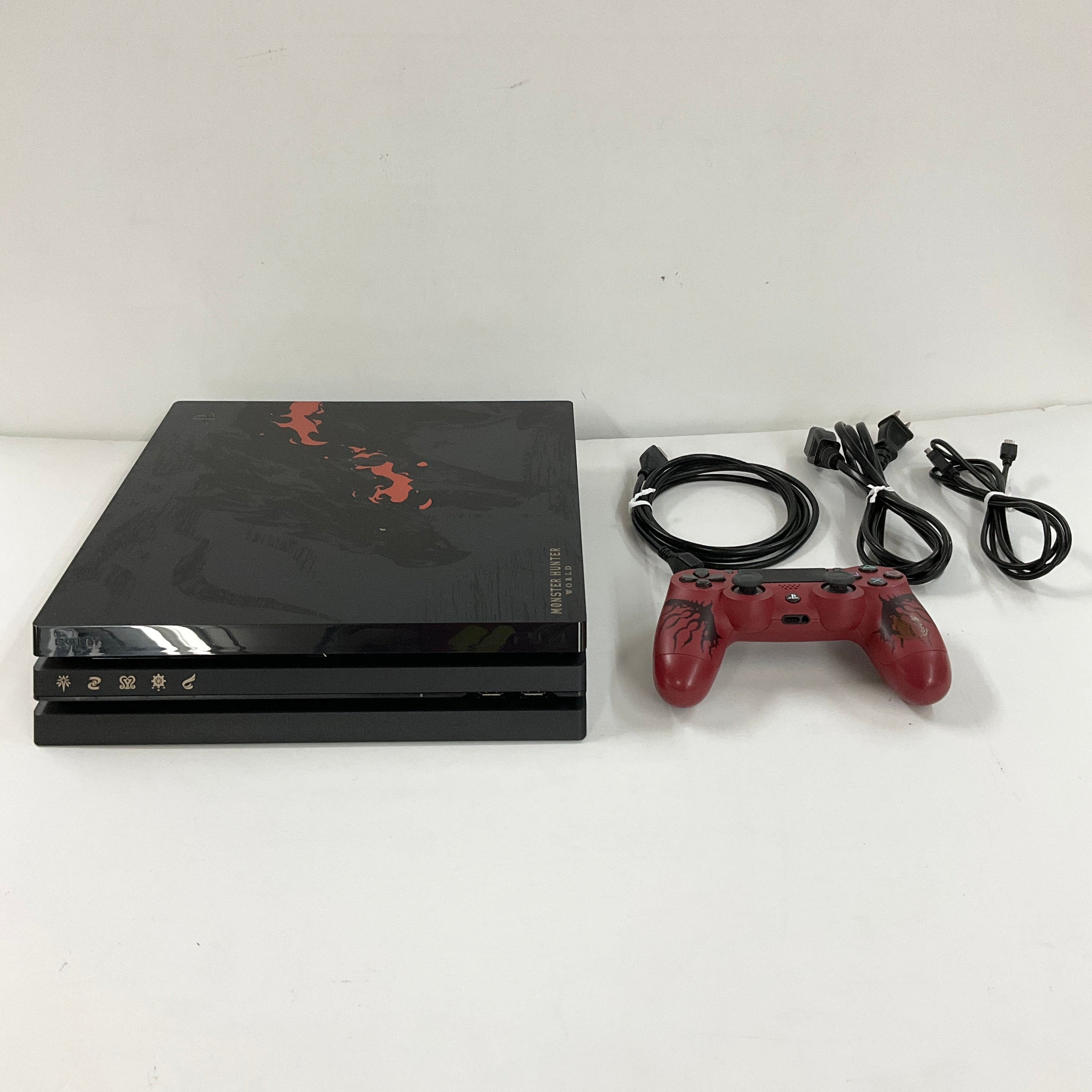 Sony PlayStation 4 Pro Monster Hunter: World Liolaeus (Rathalos) Edition -  (PS4) Playstation 4 [Pre-Owned]