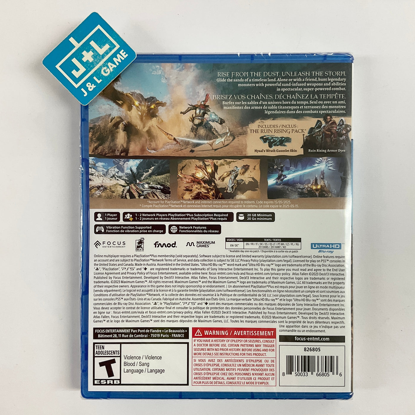 Atlas Fallen - (PS5) J&L PlayStation | Game 5
