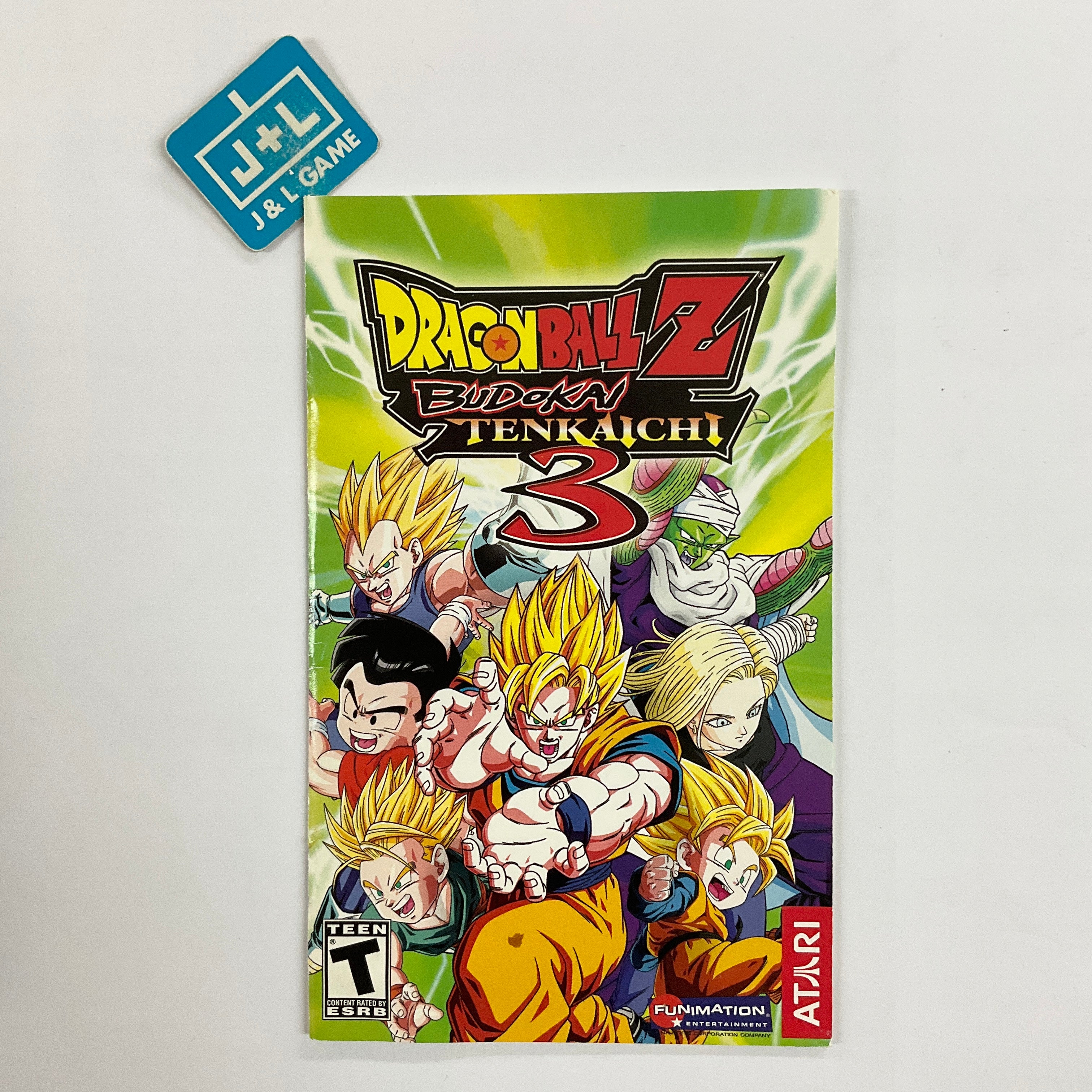 Dragon Ball Z Budokai Tenkaichi 3 sale For Playstation 2, w/ Bonus Disc (No Manual)