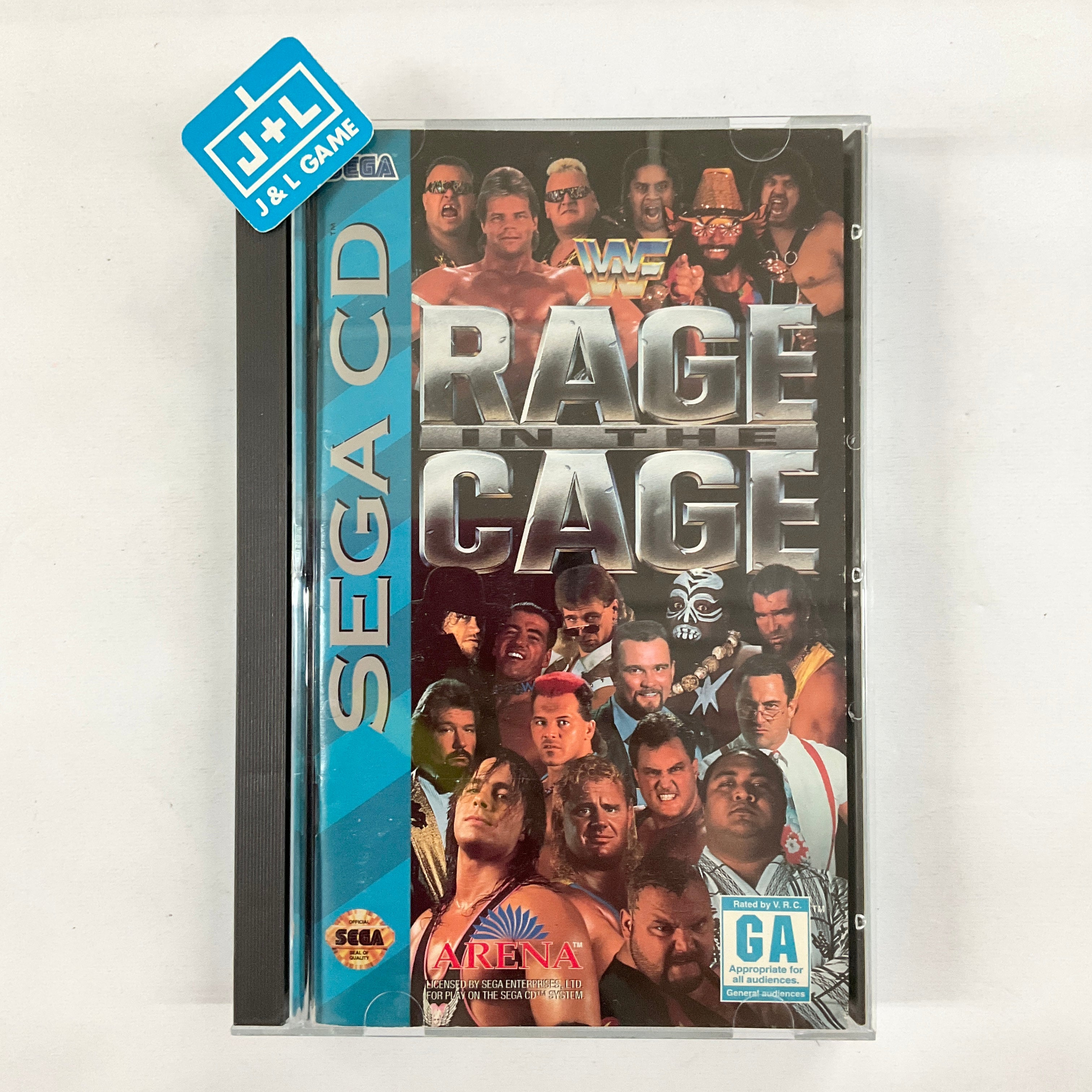 WWF Rage in the Cage - (SCD) Sega CD [Pre-Owned] Video Games Arena   