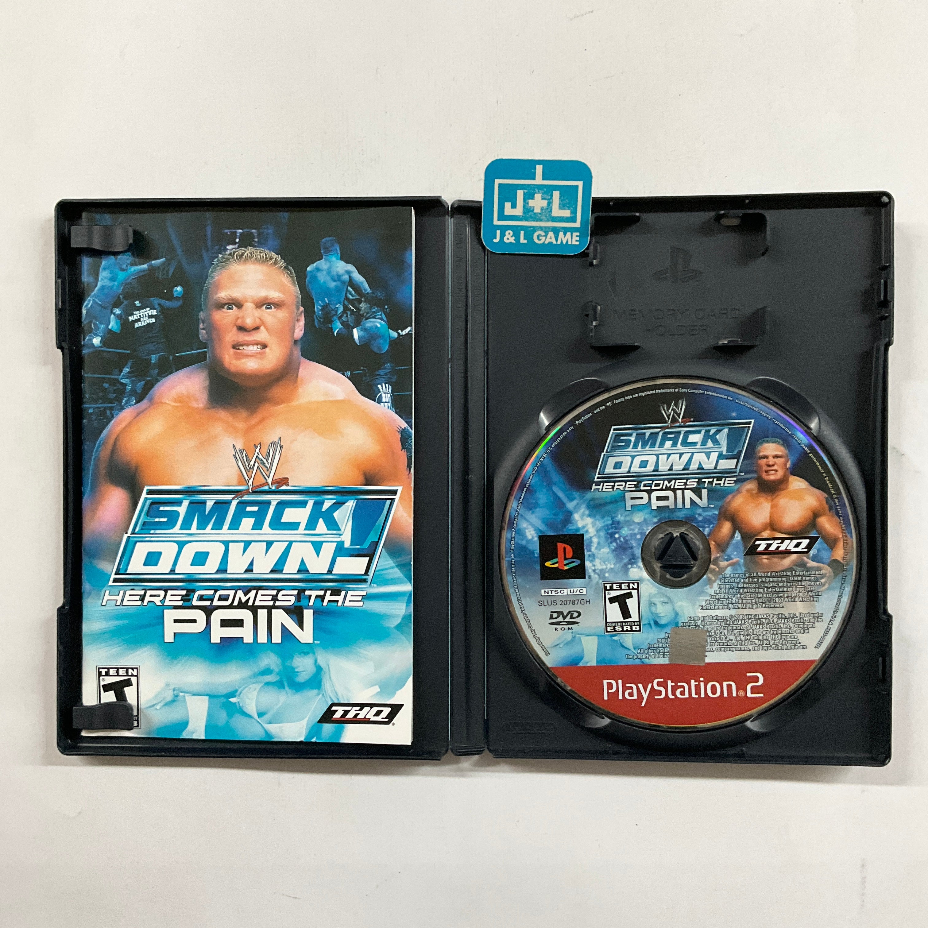 WWE SmackDown! Here Comes the Pain (Greatest Hits) - (PS2) PlayStation 2 [Pre-Owned] Video Games THQ   