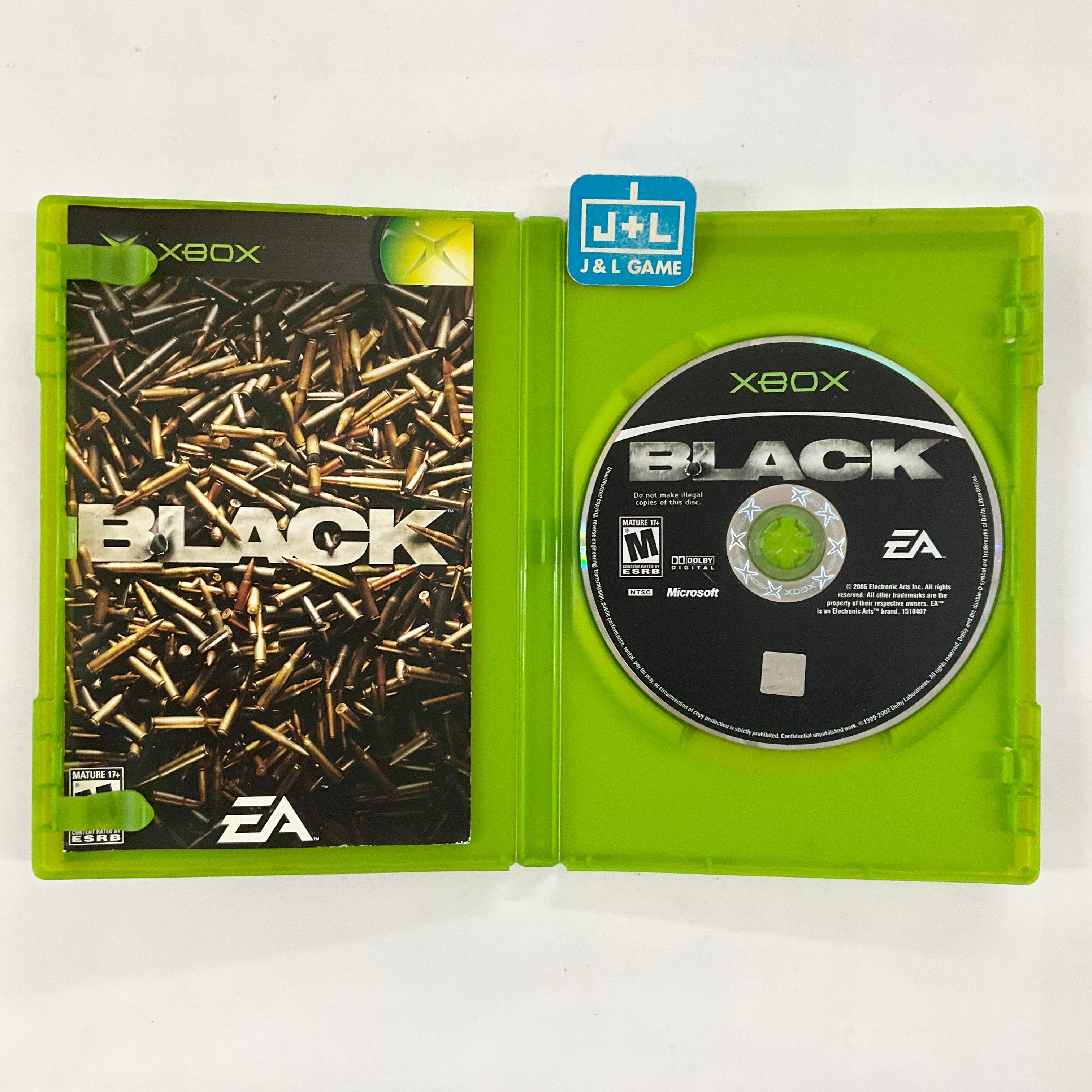 Black - (XB) Xbox [Pre-Owned] Video Games EA Games   