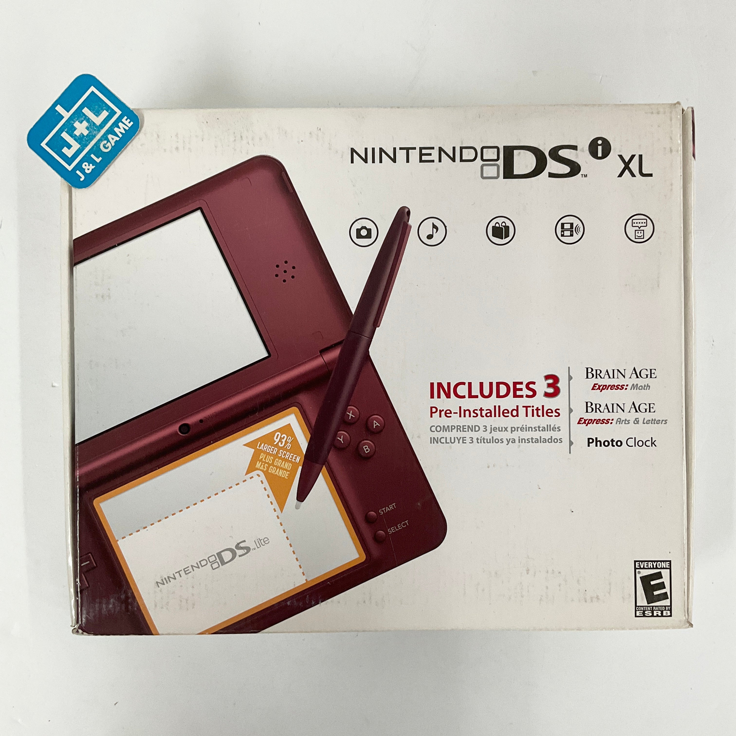 Nintendo DSi XL Console (Burgundy) - (NDS) Nintendo DS [Pre-Owned] Consoles Nintendo   