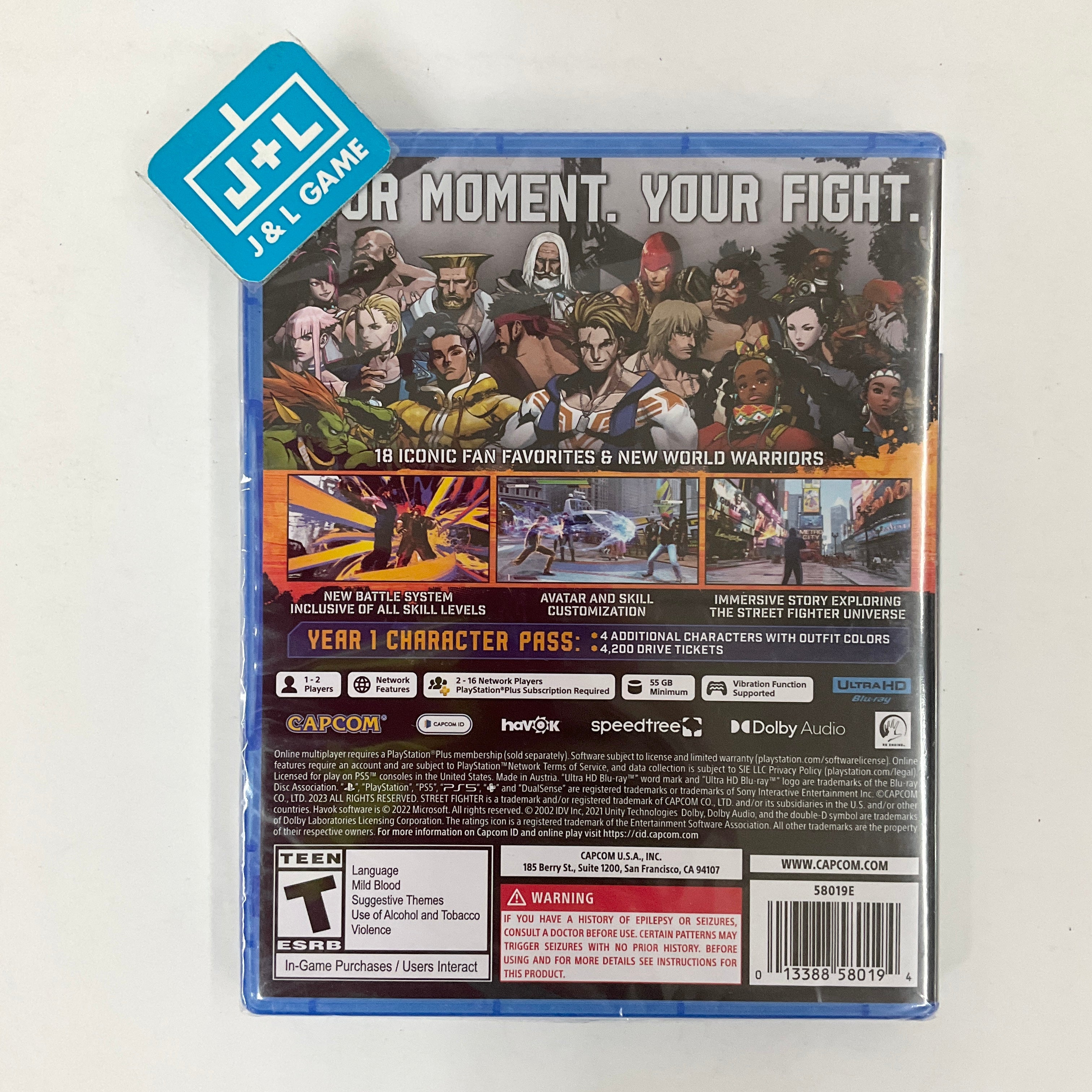 Street Fighter 6 (Deluxe Edition) - (PS5) PlayStation 5 Video Games Capcom   