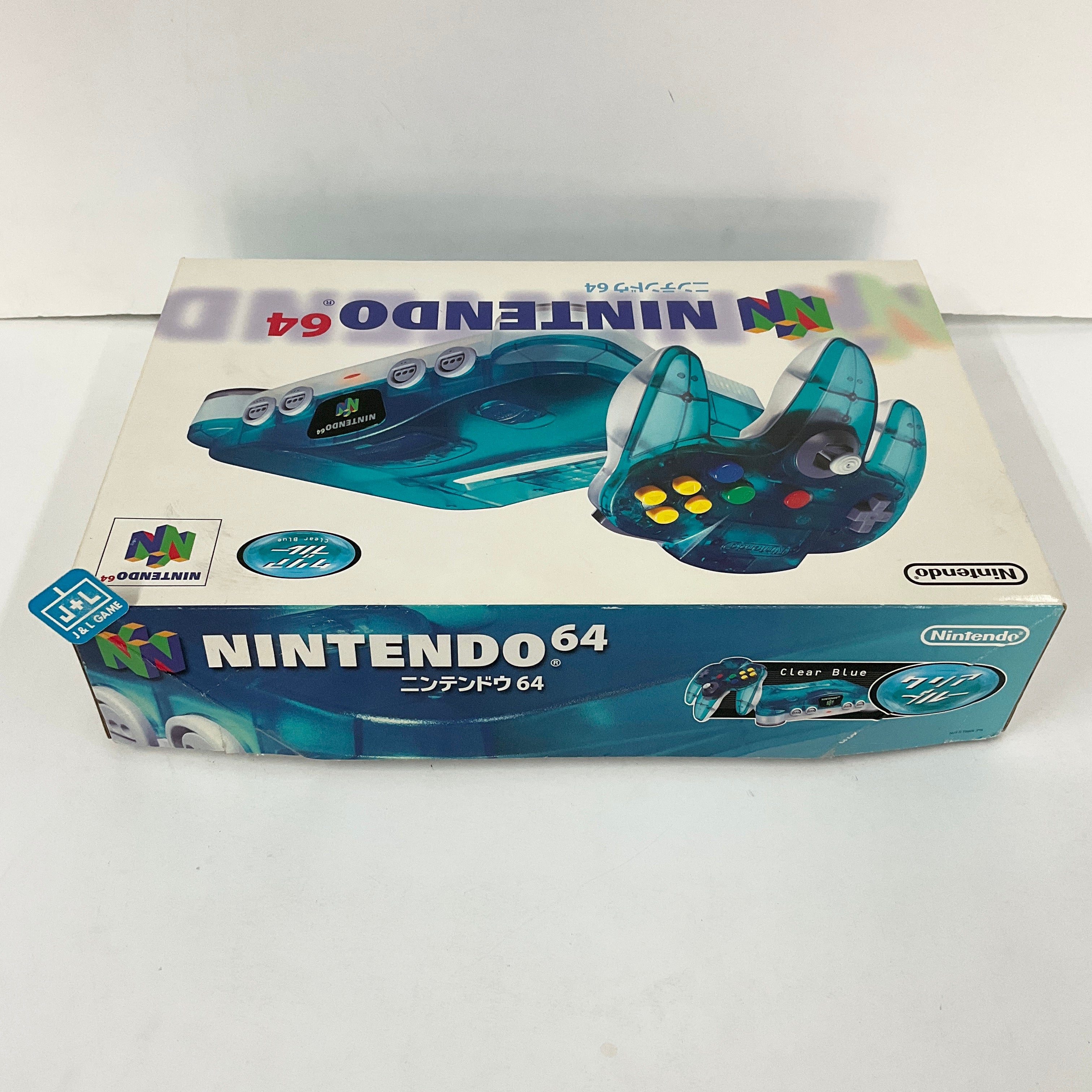 Japanese Nintendo 64 clear outlet blue