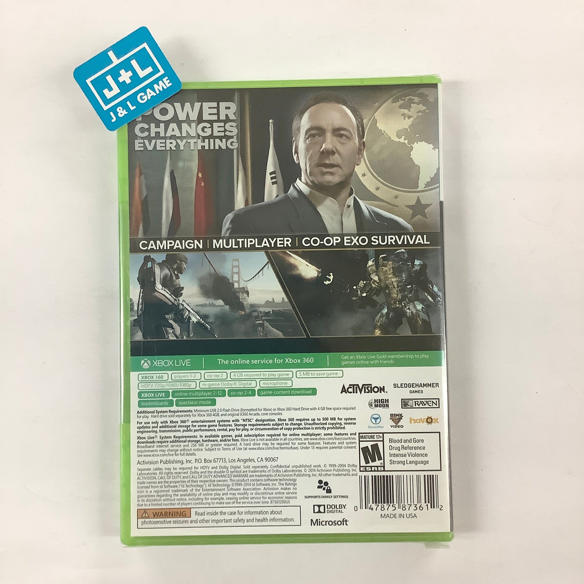 Call of Duty: Advanced Warfare - Xbox 360 Video Games ACTIVISION   