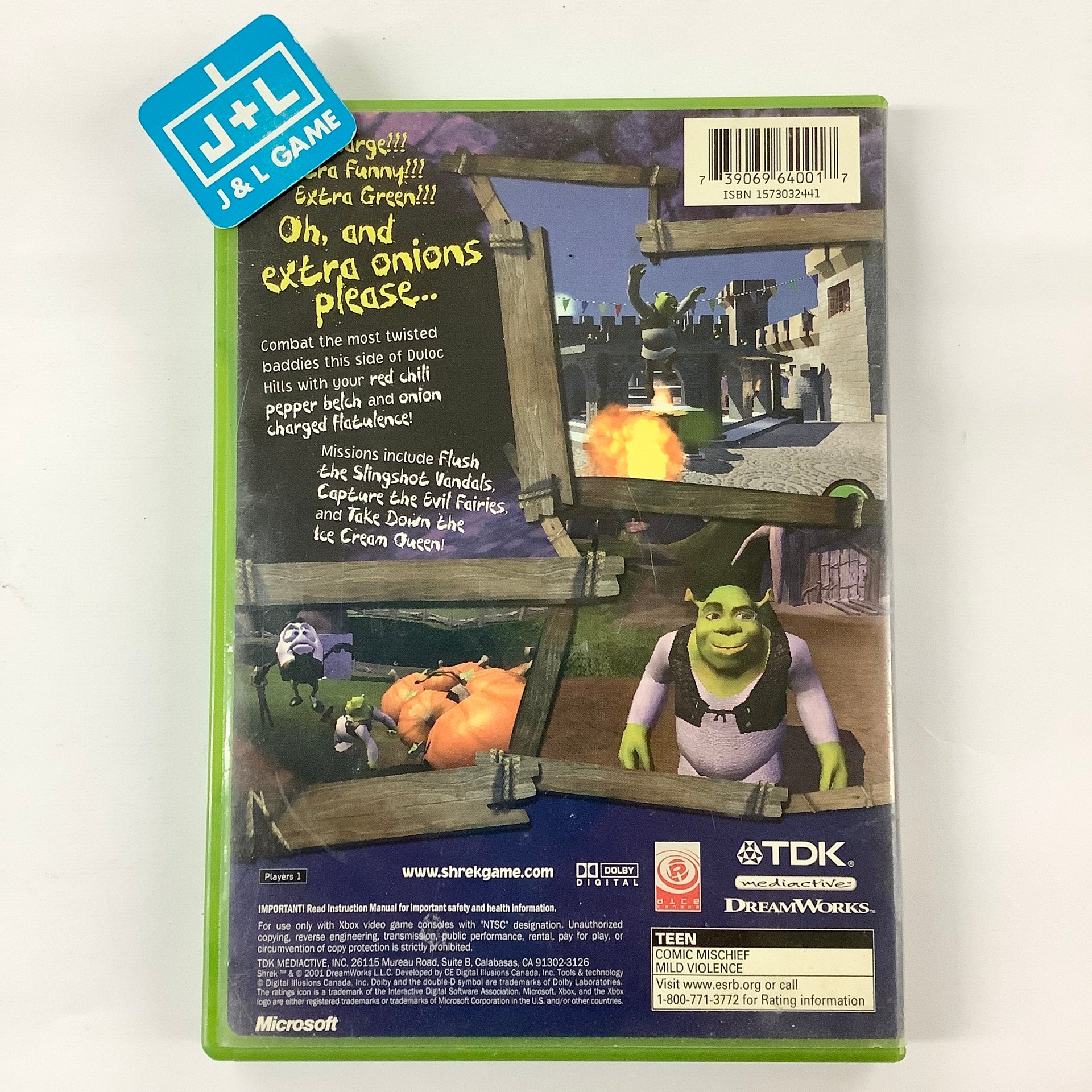 Shrek - (XB) Xbox [Pre-Owned] | J&L Game