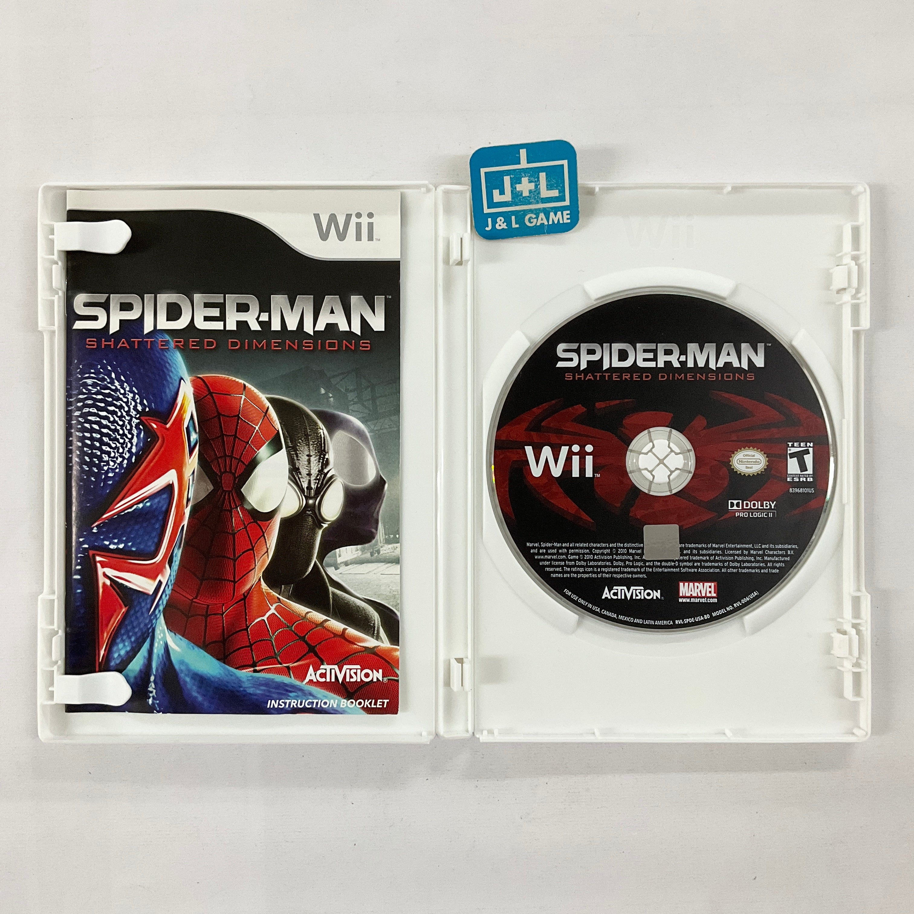 Spider-Man: Shattered Dimensions - Nintendo Wii [Pre-Owned] Video Games Activision   