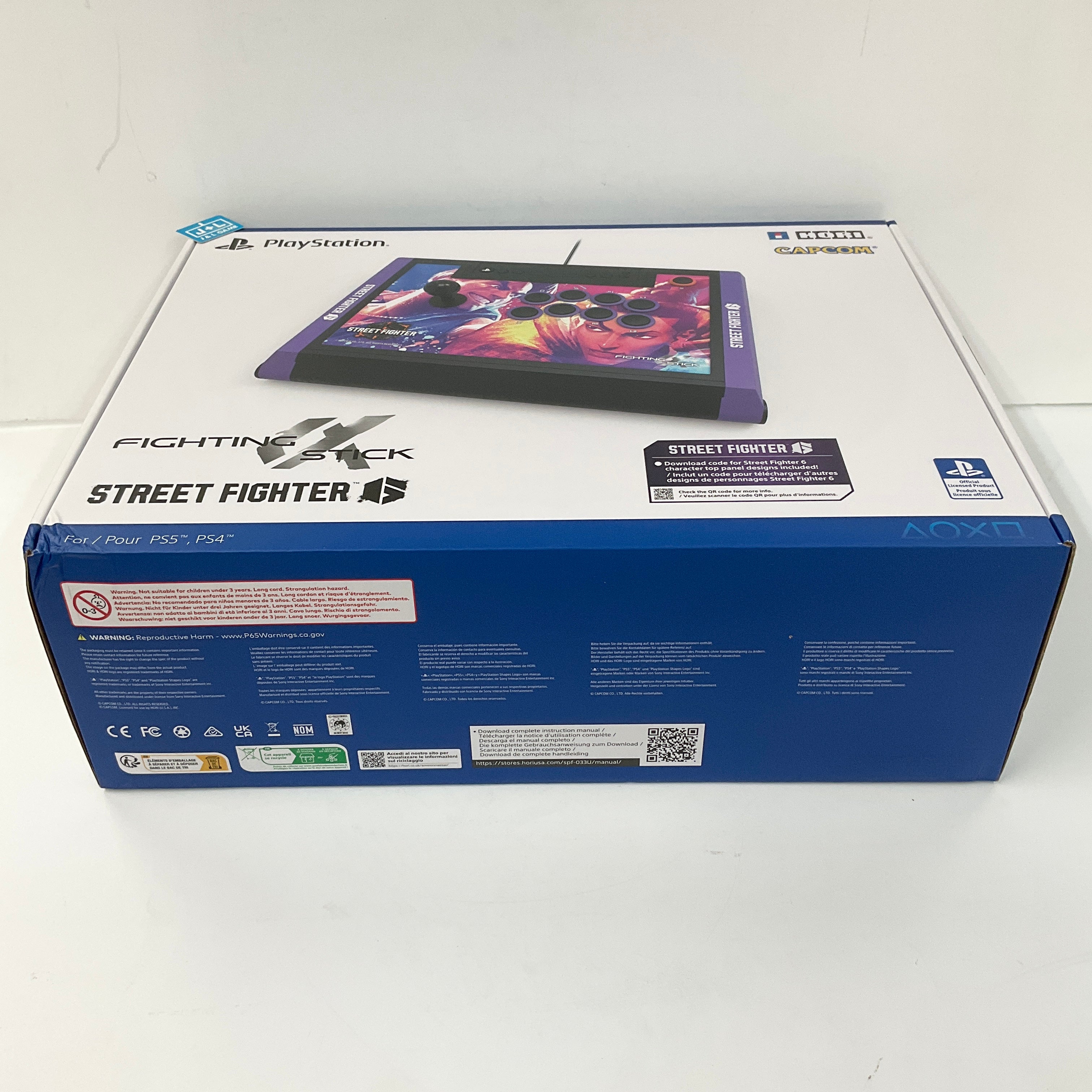 HORI PlayStation 5 Fighting Stick Alpha (Street Fighter 6 Edition) - (PS5)  PlayStation 5