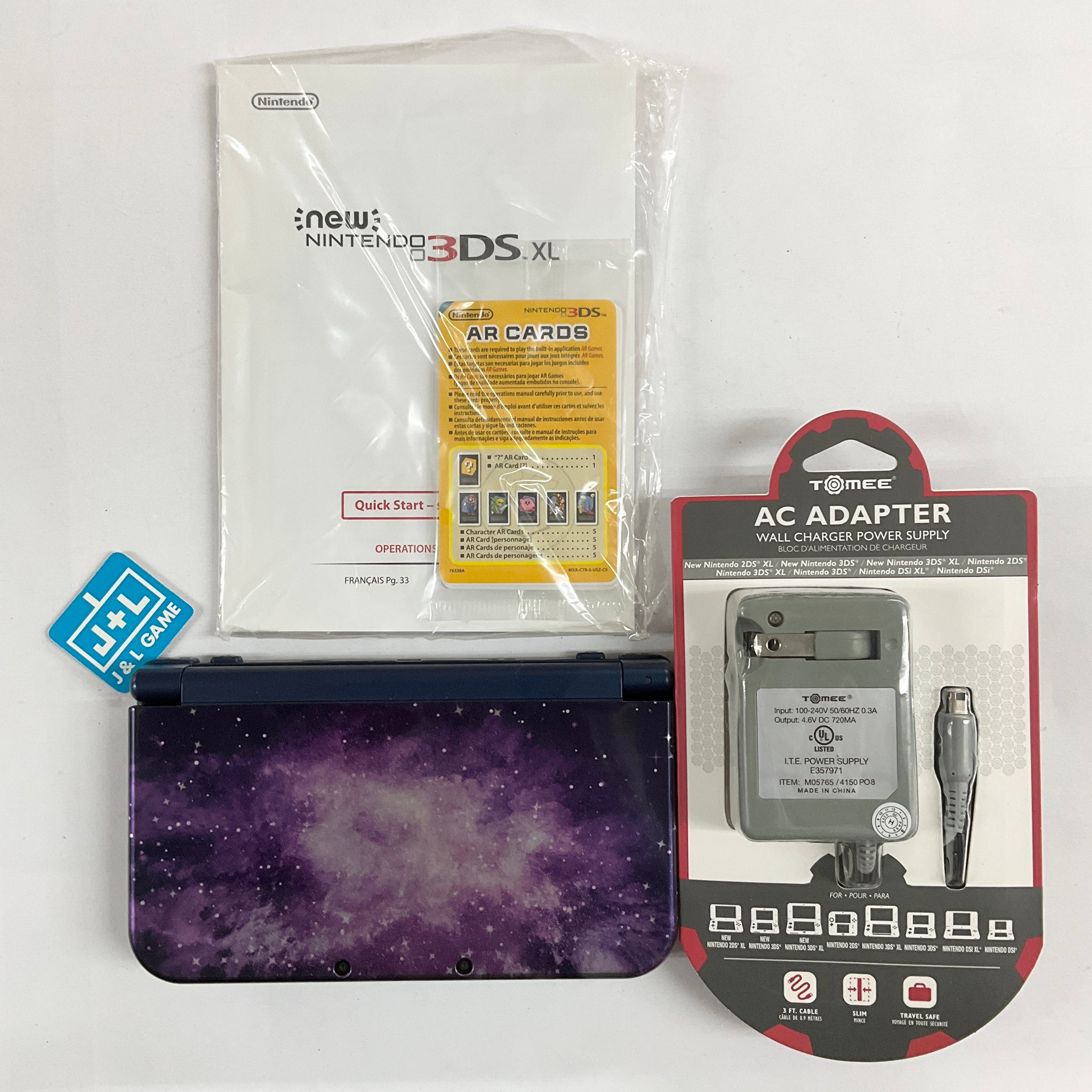 New Nintendo 3DS XL Galaxy with sold charger