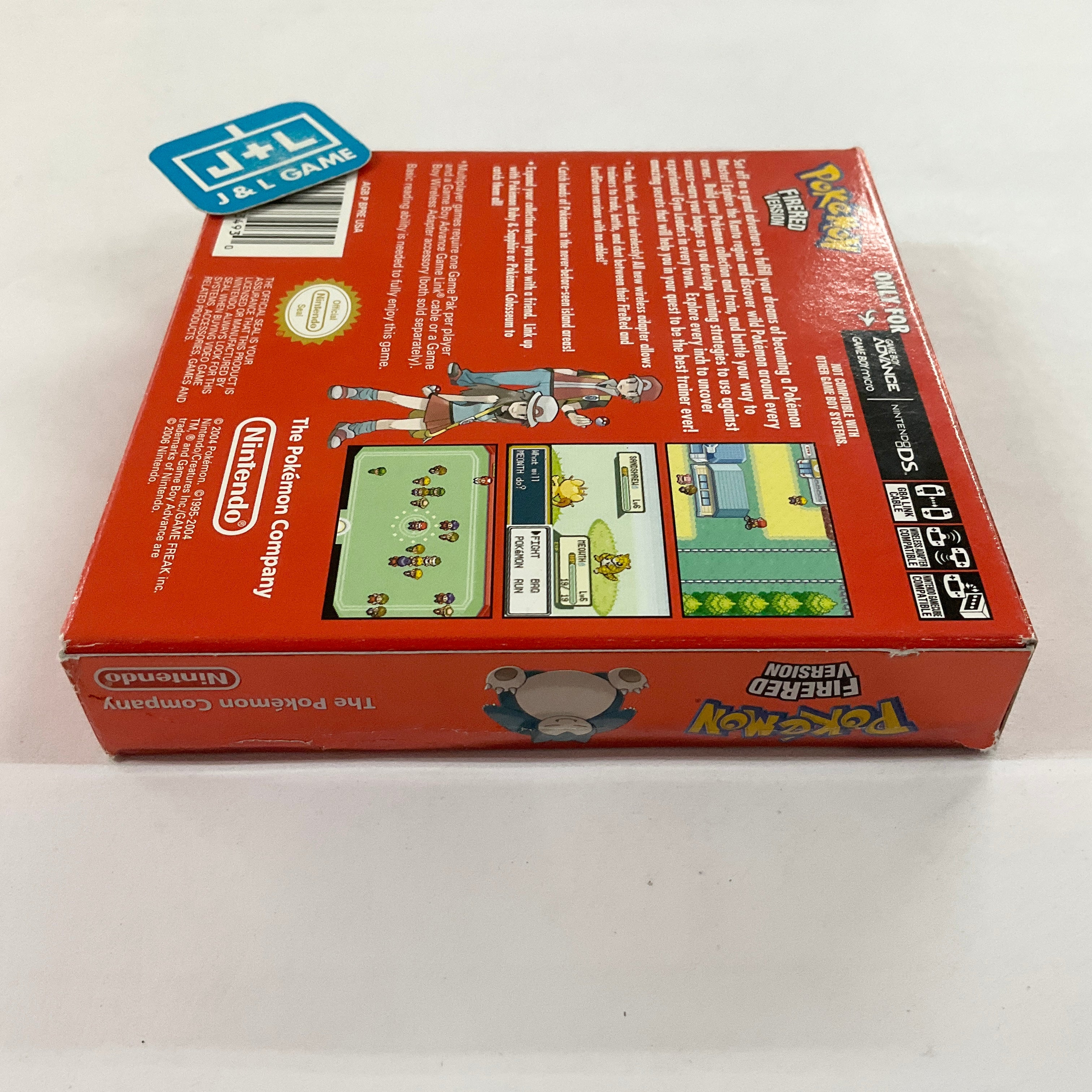 Pokemon FireRed Player's Choice for Nintendo buy Gameboy Advance