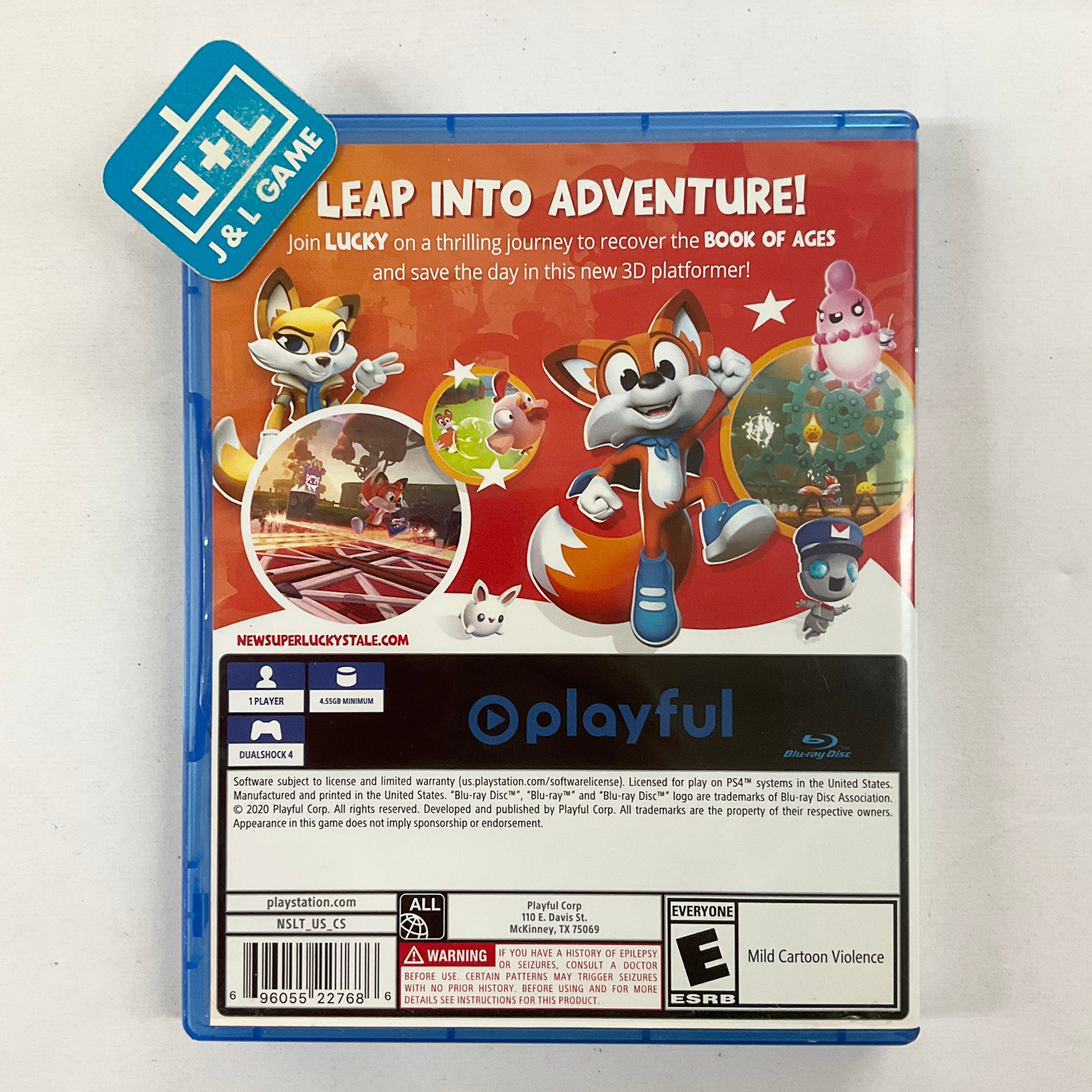 New Super Lucky's Tale - (PS4) PlayStation 4 [Pre-Owned] Video Games Playful Corp