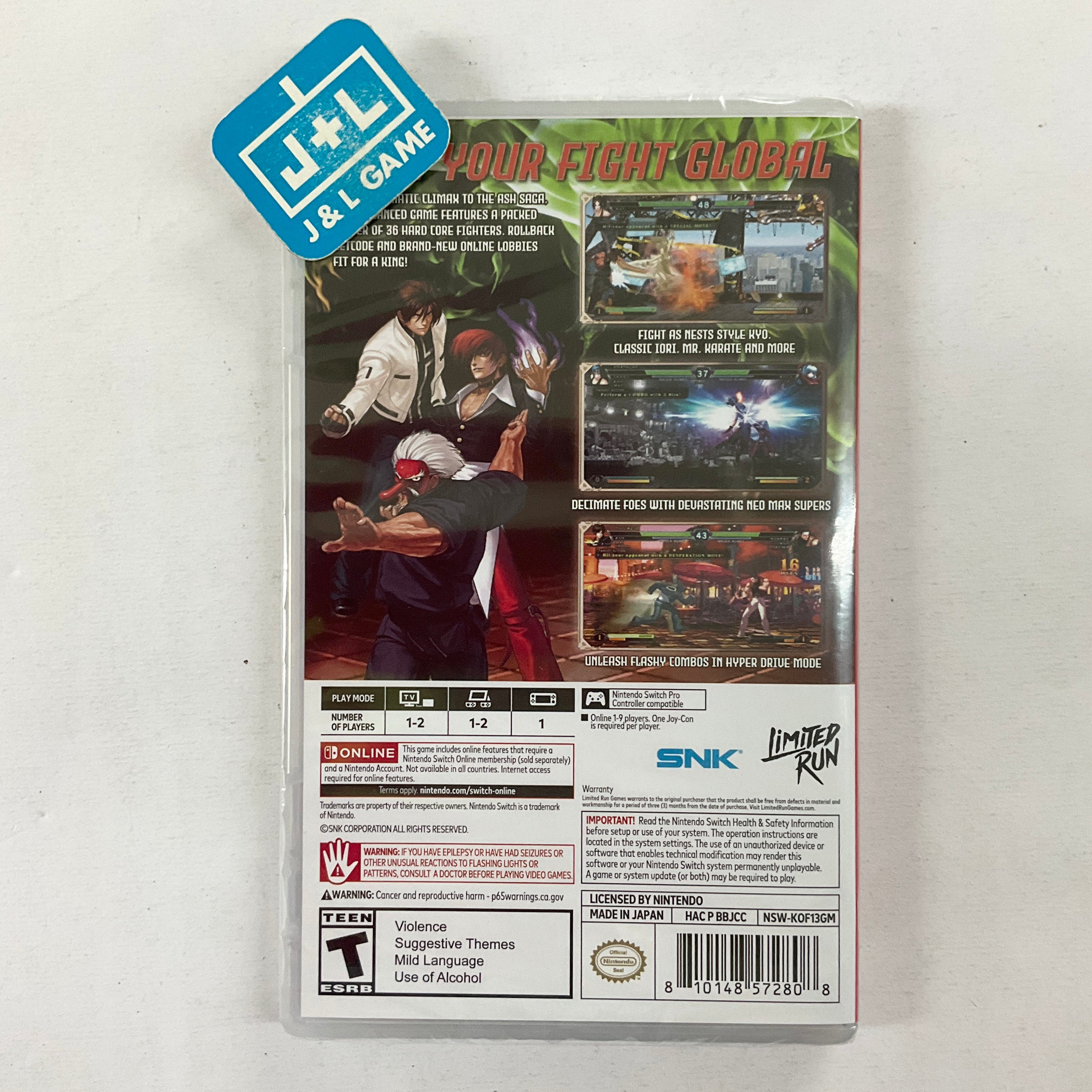 The King of Fighters XIII: Global Match - (NSW) Nintendo Switch Video Games Limited Run Games   