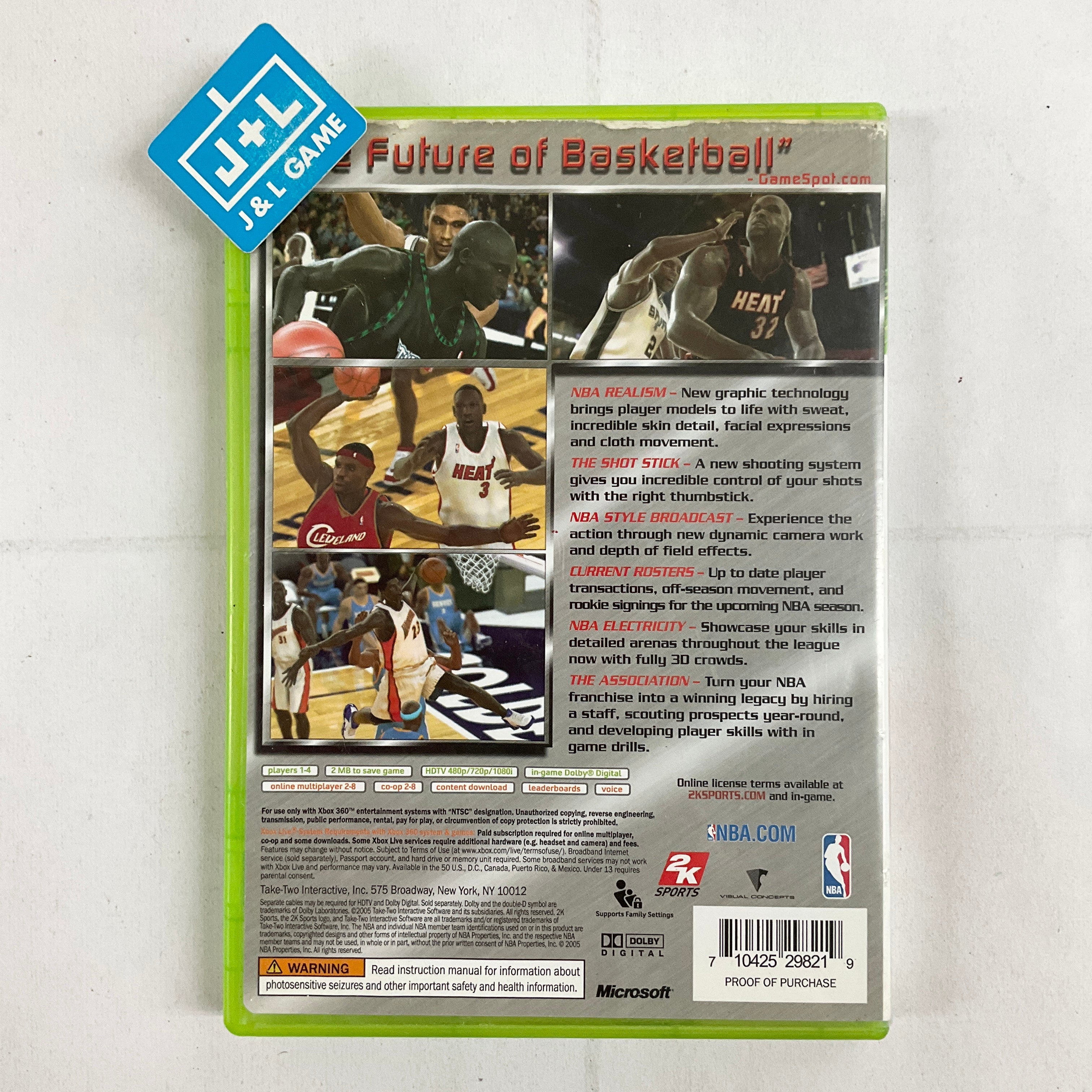 NBA 2K6 - Xbox 360 [Pre-Owned] | J&L Game