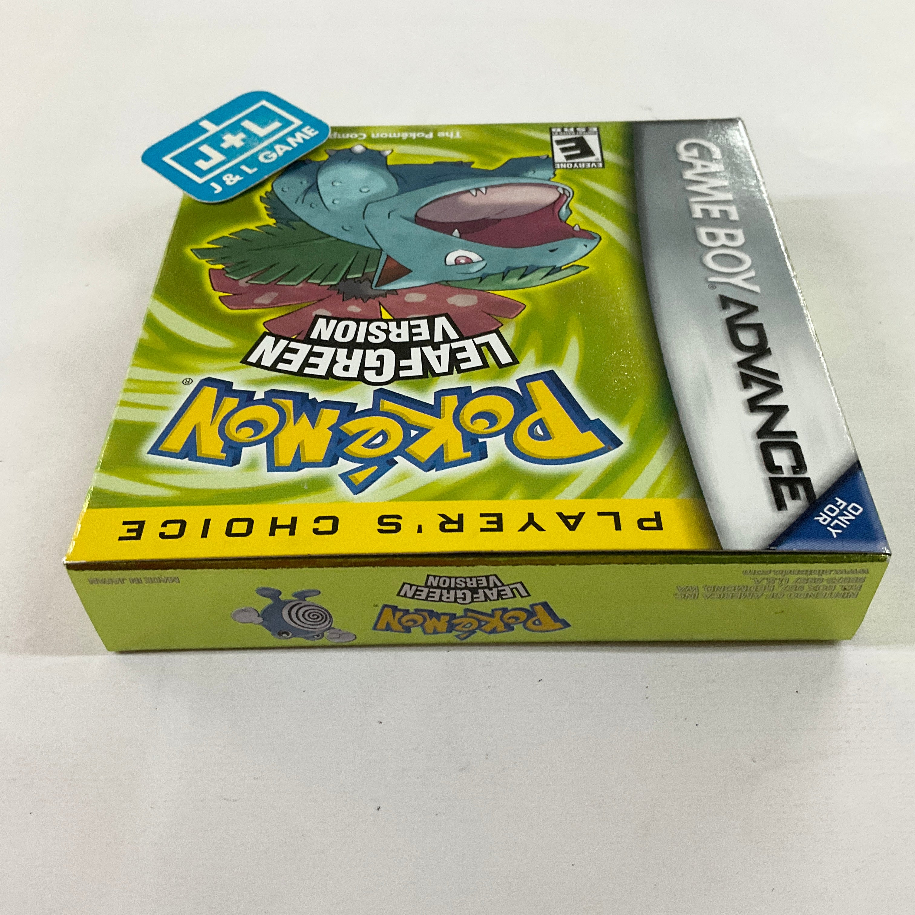 Popular Pokemon LeafGreen Version for Nintendo Gameboy Advance