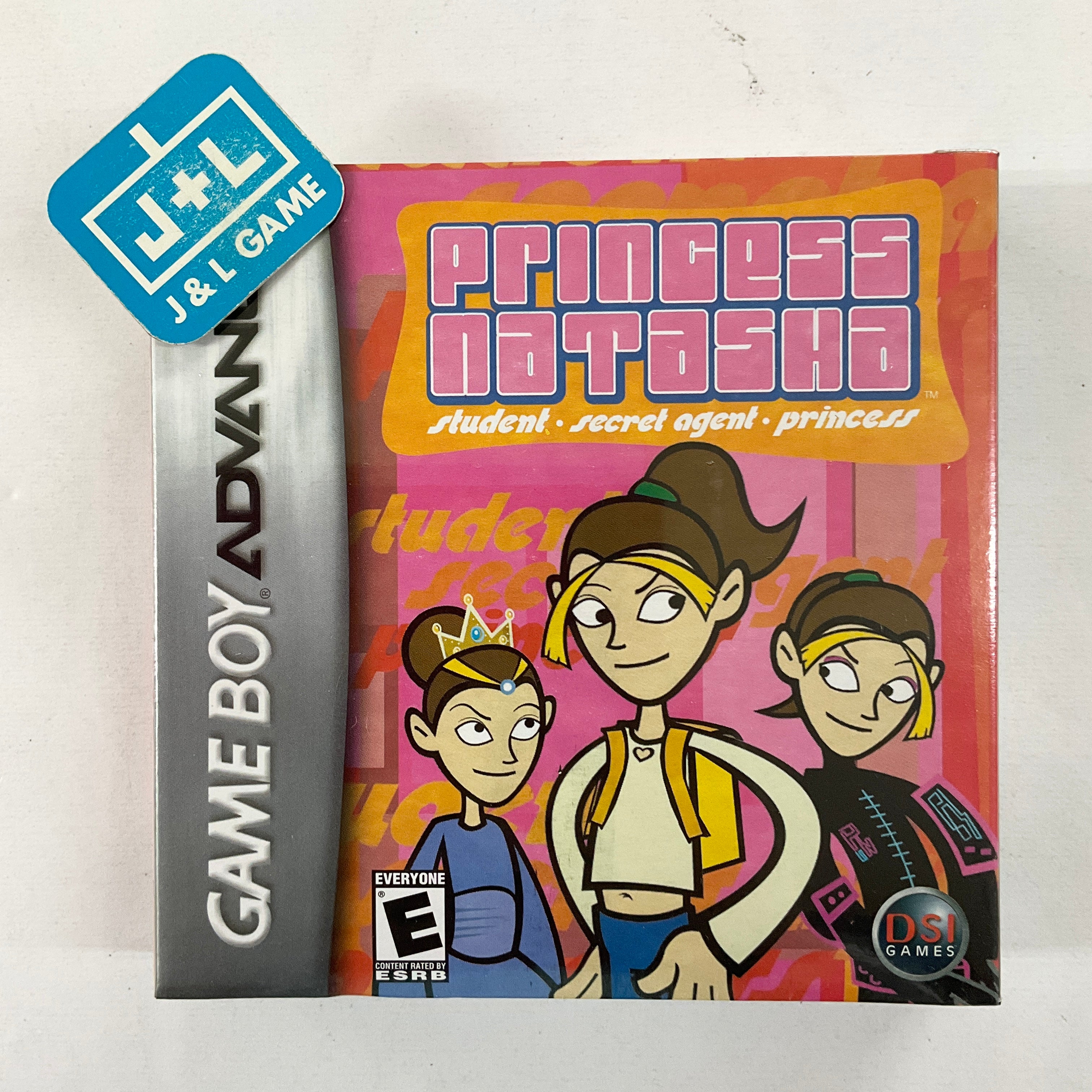 Princess Natasha: Student - Secret Agent - Princess - (GBA) Game Boy Advance Video Games DSI Games   