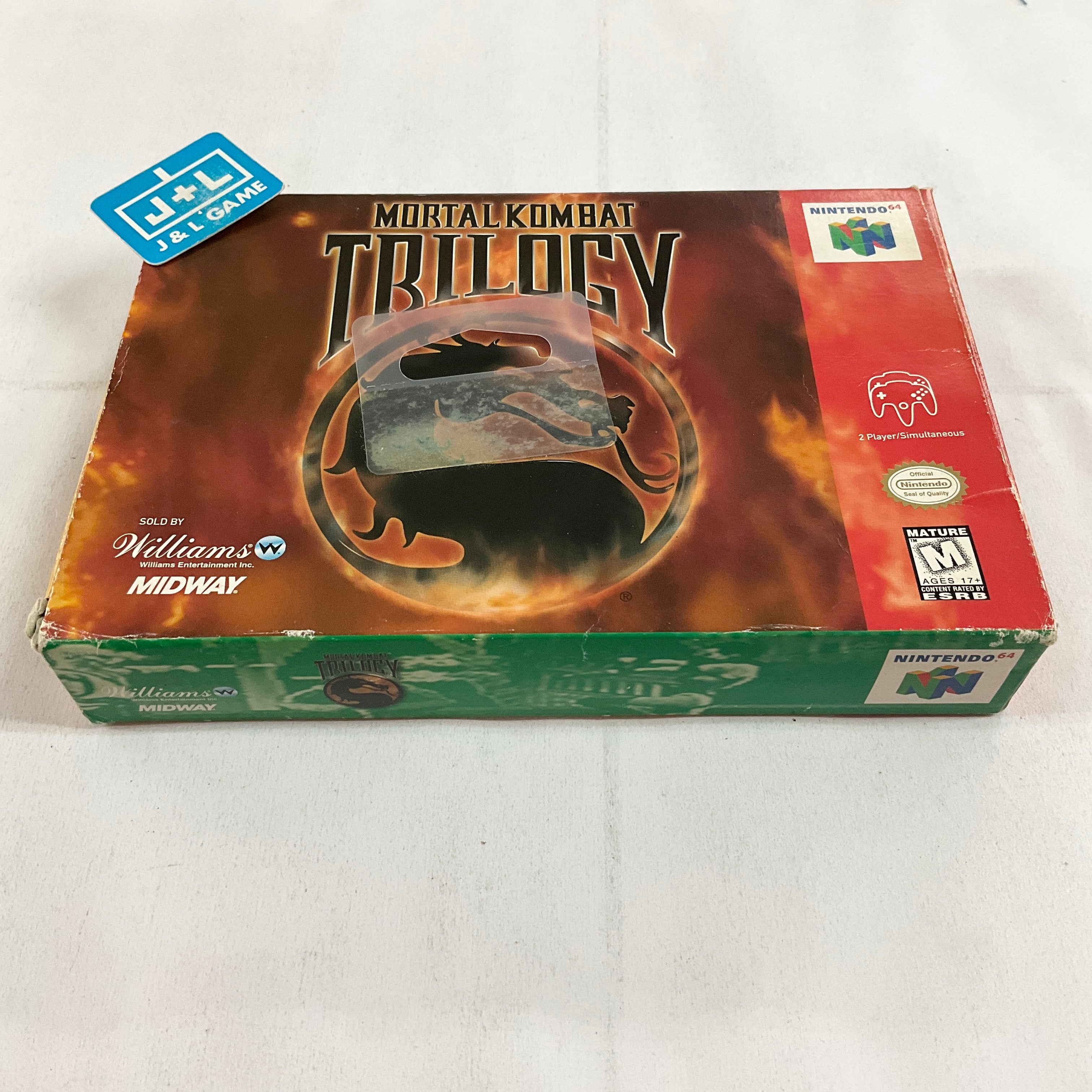 Reserved 2 Mortal Kombat Nintendo 64 sold