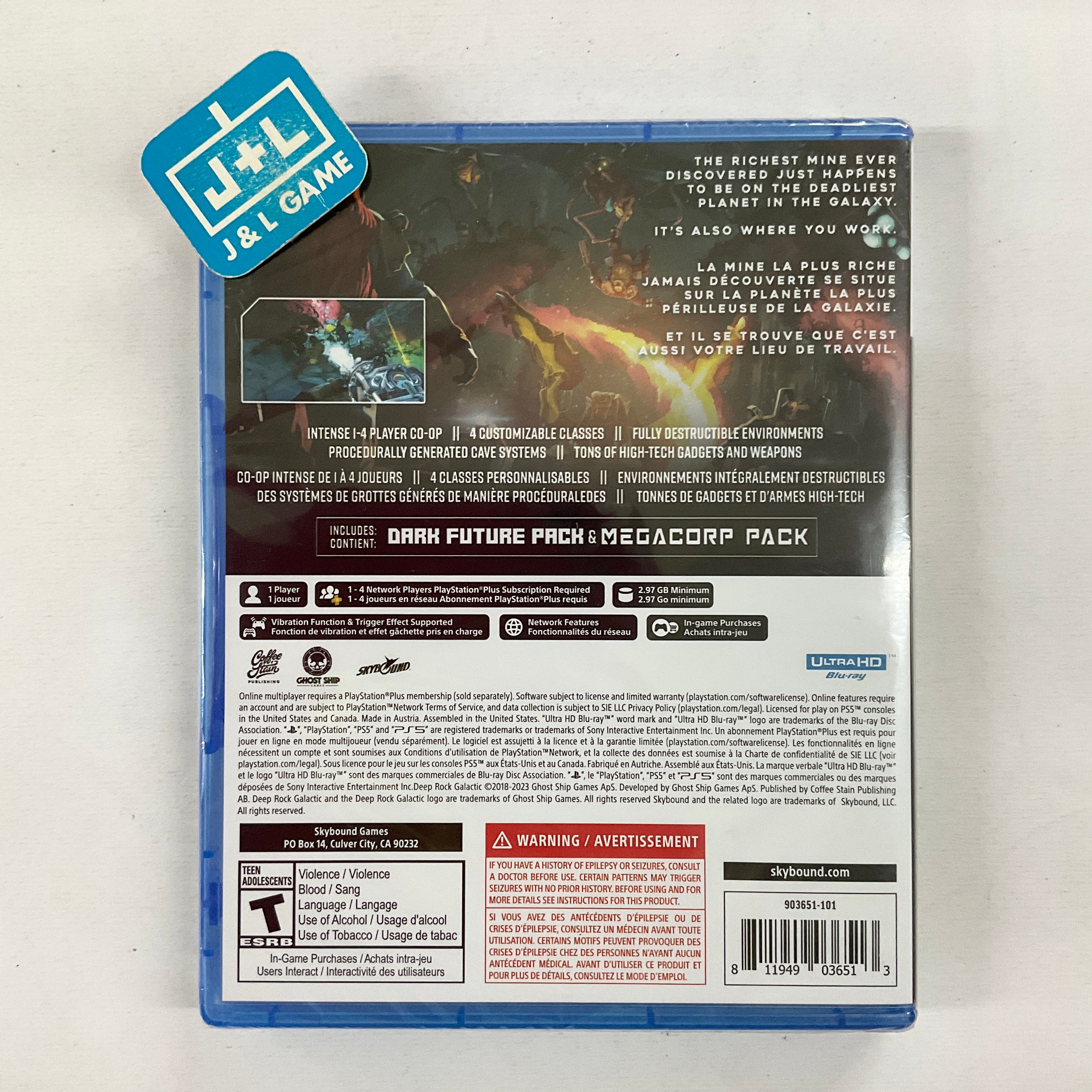 Deep Rock Galactic: Special Edition - (PS5) Playstation 5 Video Games Skybound   