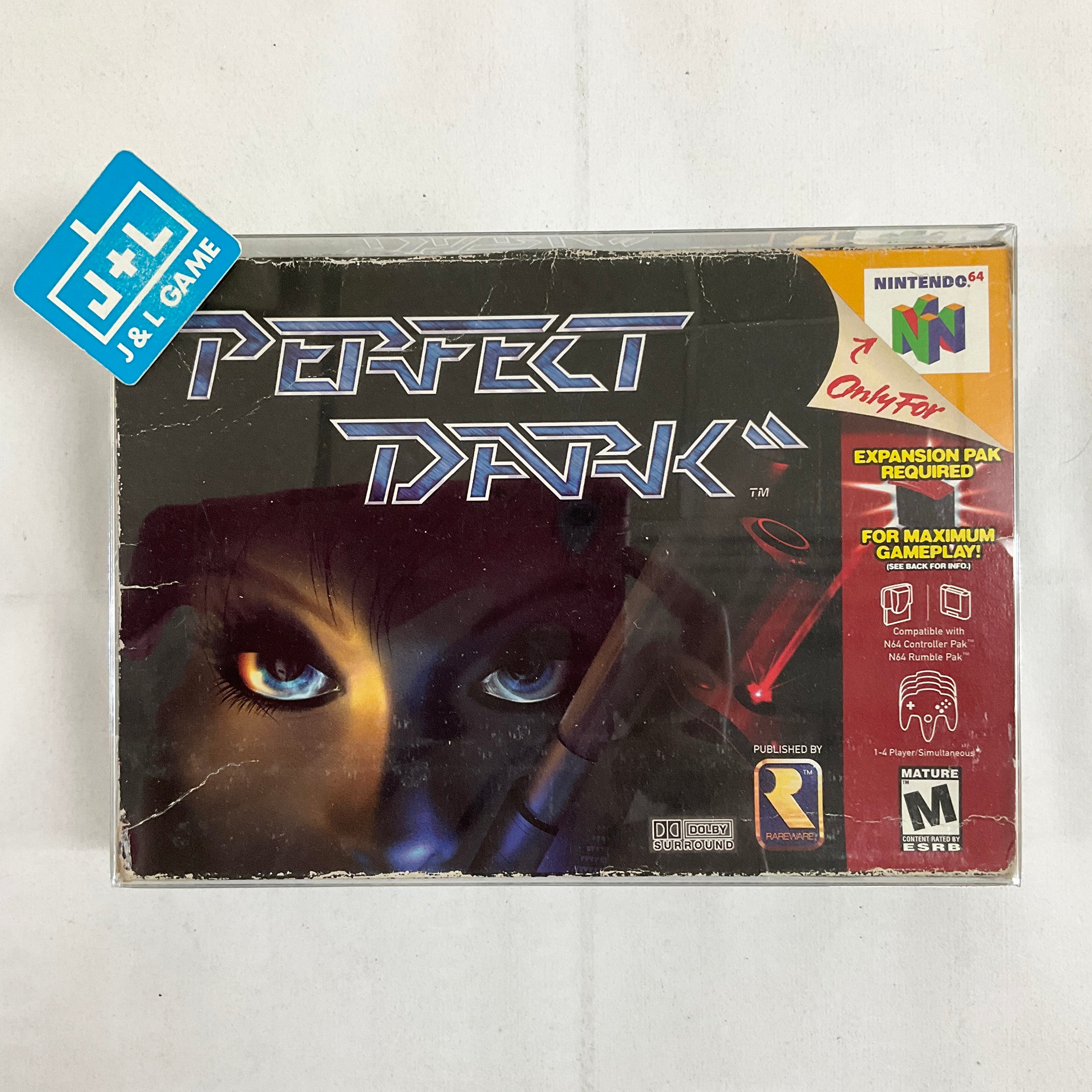 Nintendo n64 console 1 controller 1 offers game perfect dark