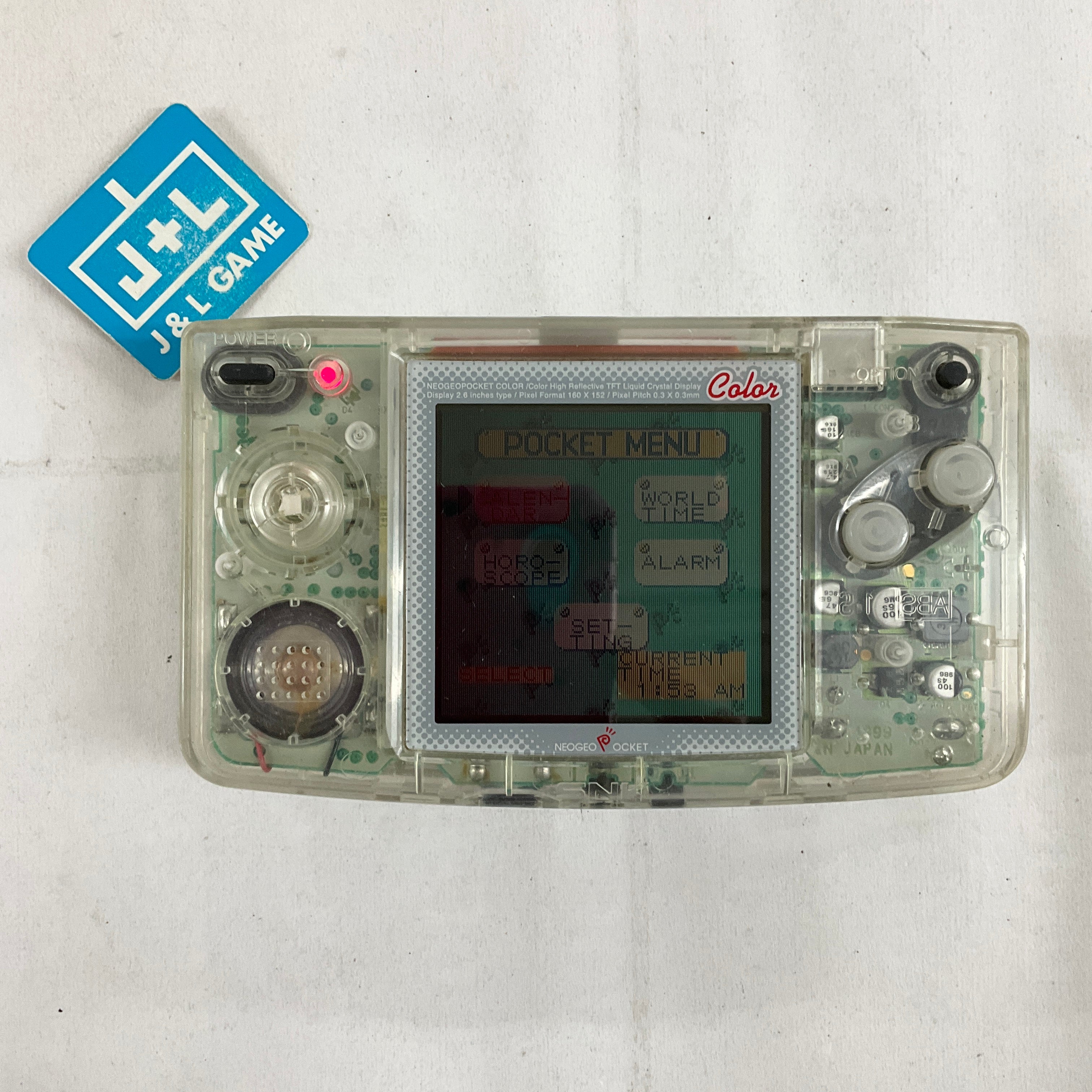 Neo-Geo Pocket Color Console (Sheer Clear) - SNK NeoGeo Pocket