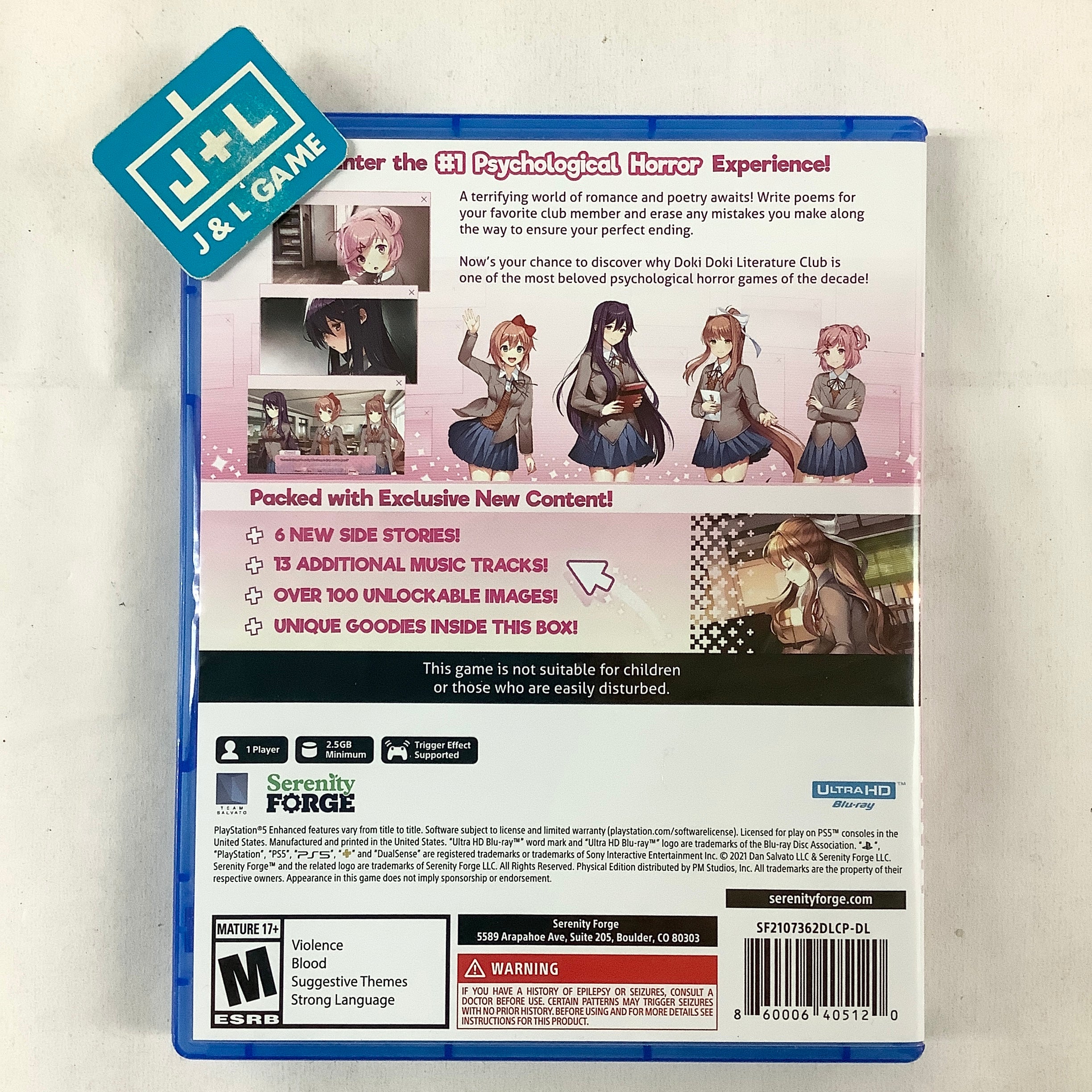 Doki Doki Literature Club Plus! Premium Physical Edition – (PS5