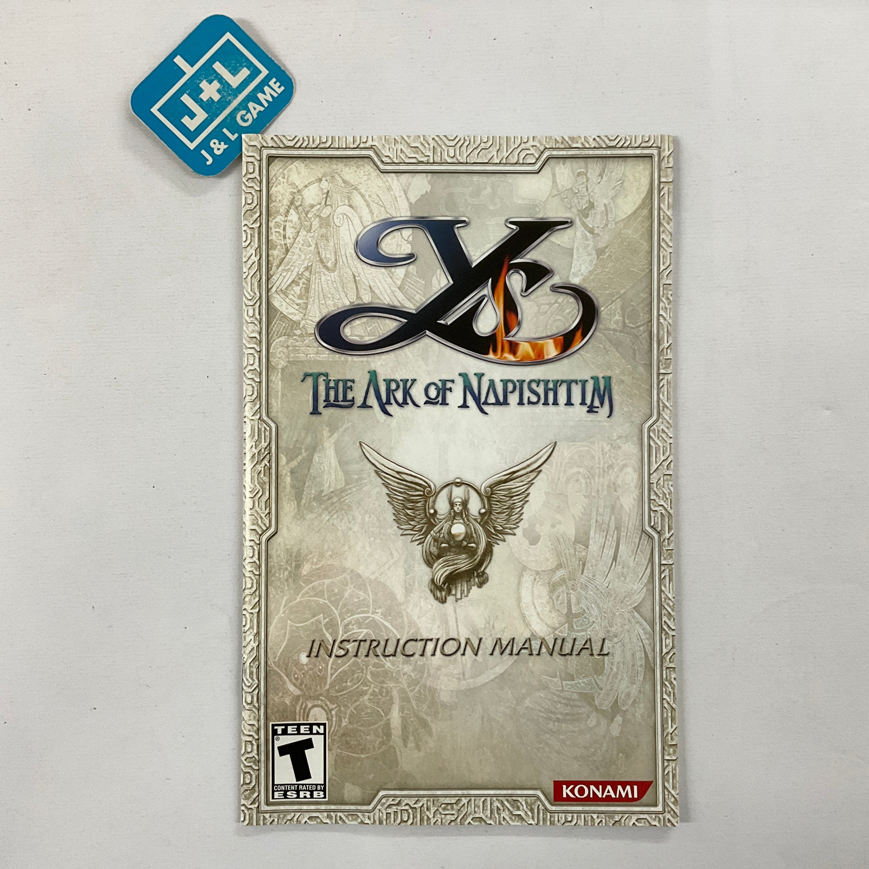 Ys The Ark of Napishtim top PS2 Playstation 2 Case and Disk