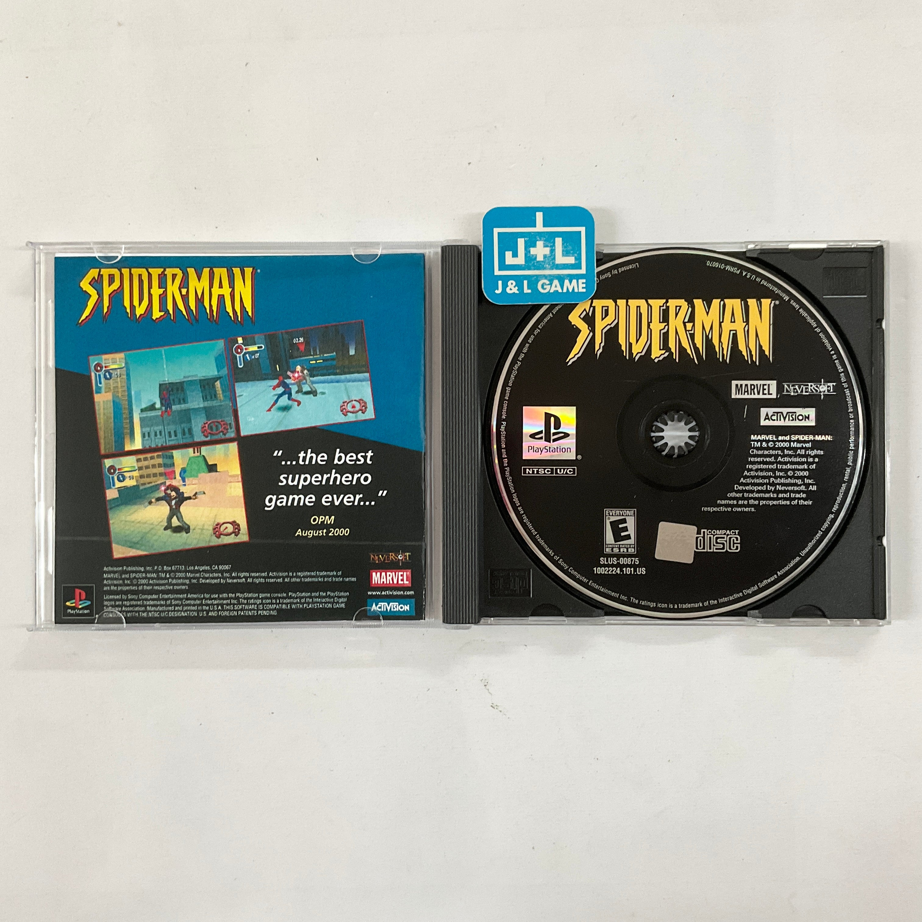 Spider-Man - (PS1) PlayStation 1 [Pre-Owned] Video Games Activision   