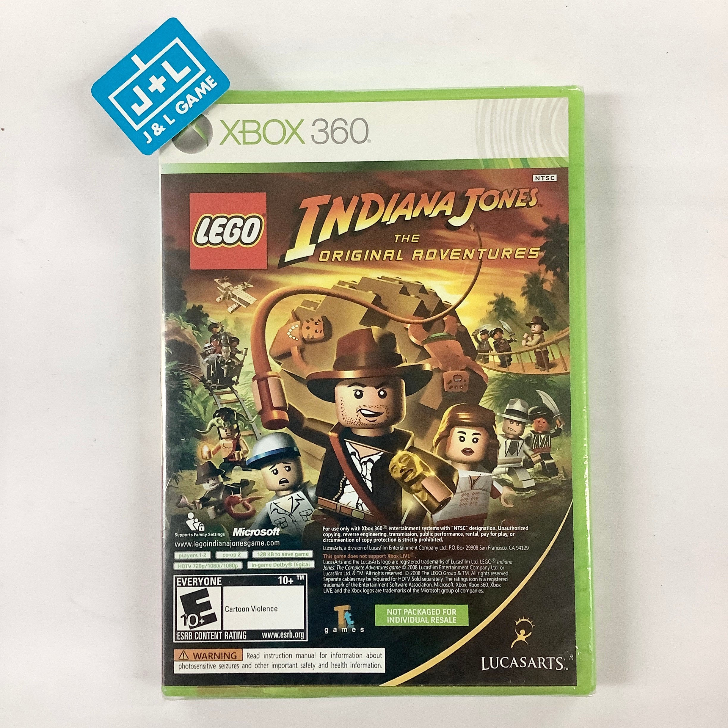 Lego indiana jones and 2025 kung fu panda xbox 360