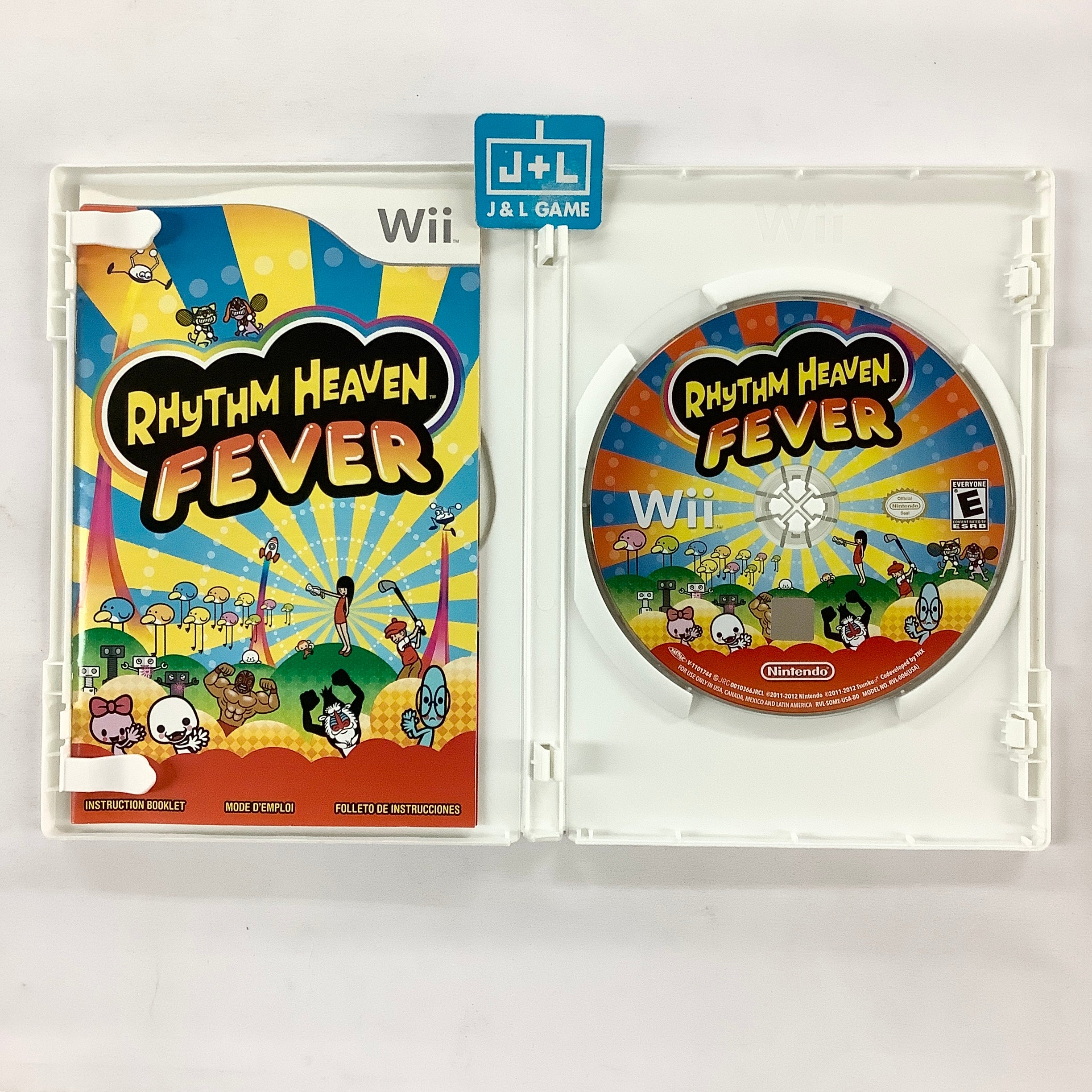 Rhythm 2024 Heaven Fever Nintendo Wii Like New