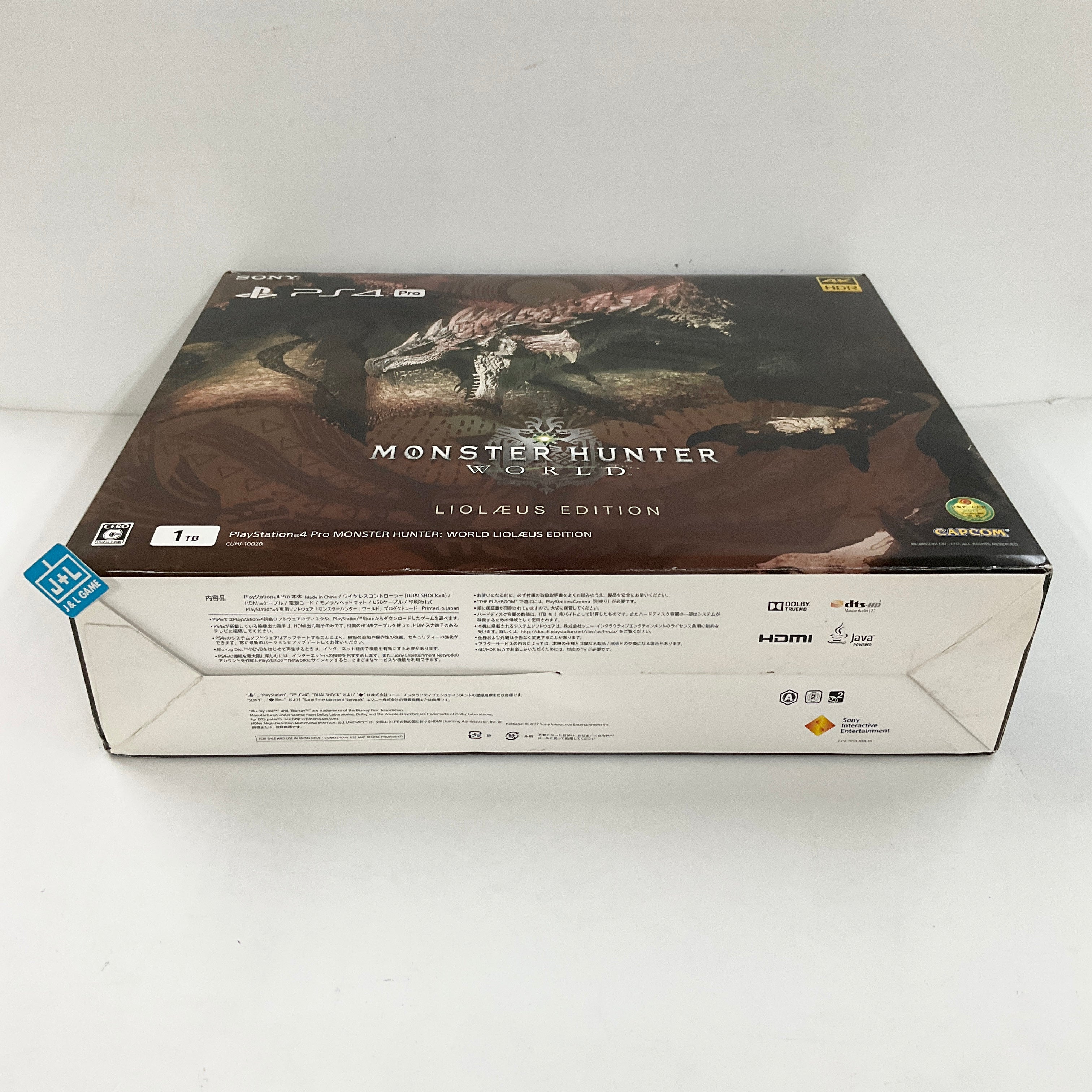 PlayStation 4 - 500gb + Monster Hunter World & original cheapest box