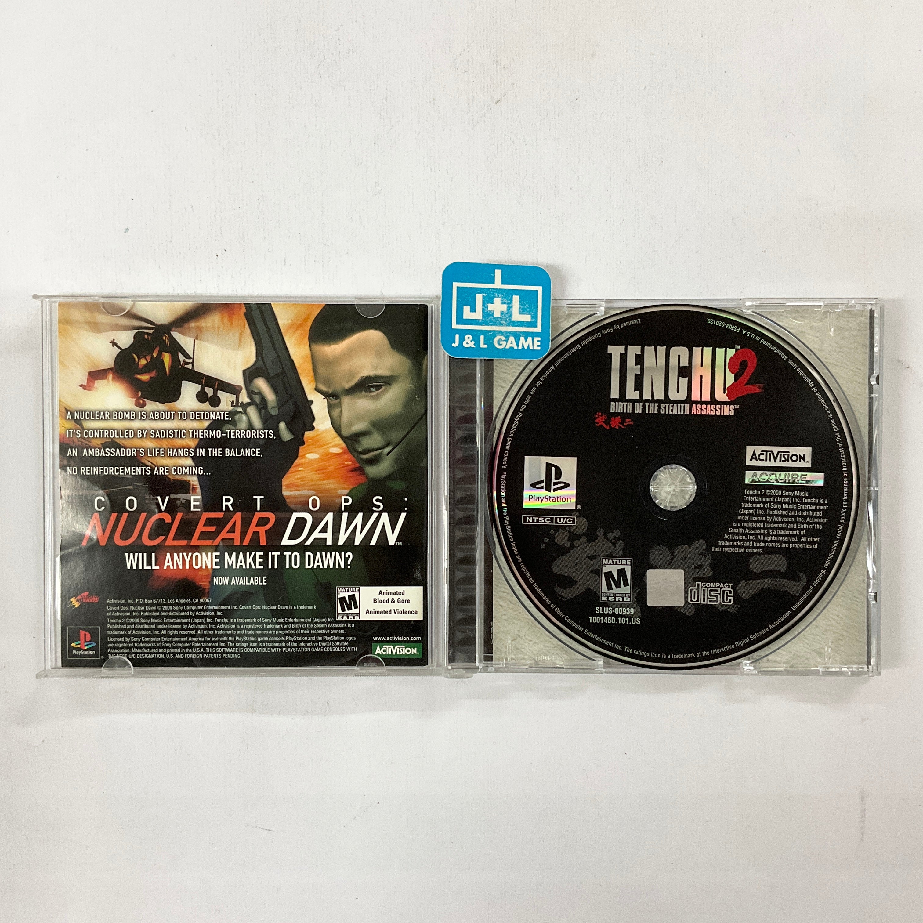 Tenchu 2: Birth of the Stealth Assassins - (PS1) PlayStation 1 [Pre-Owned] Video Games Activision   