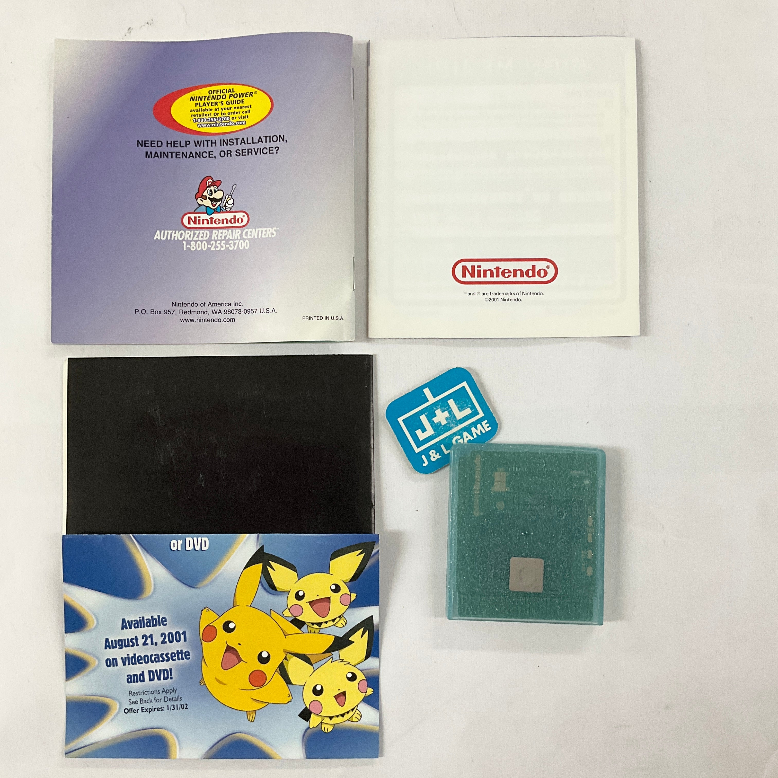 Pokemon buying Crystal for Nintendo Gameboy Color read description