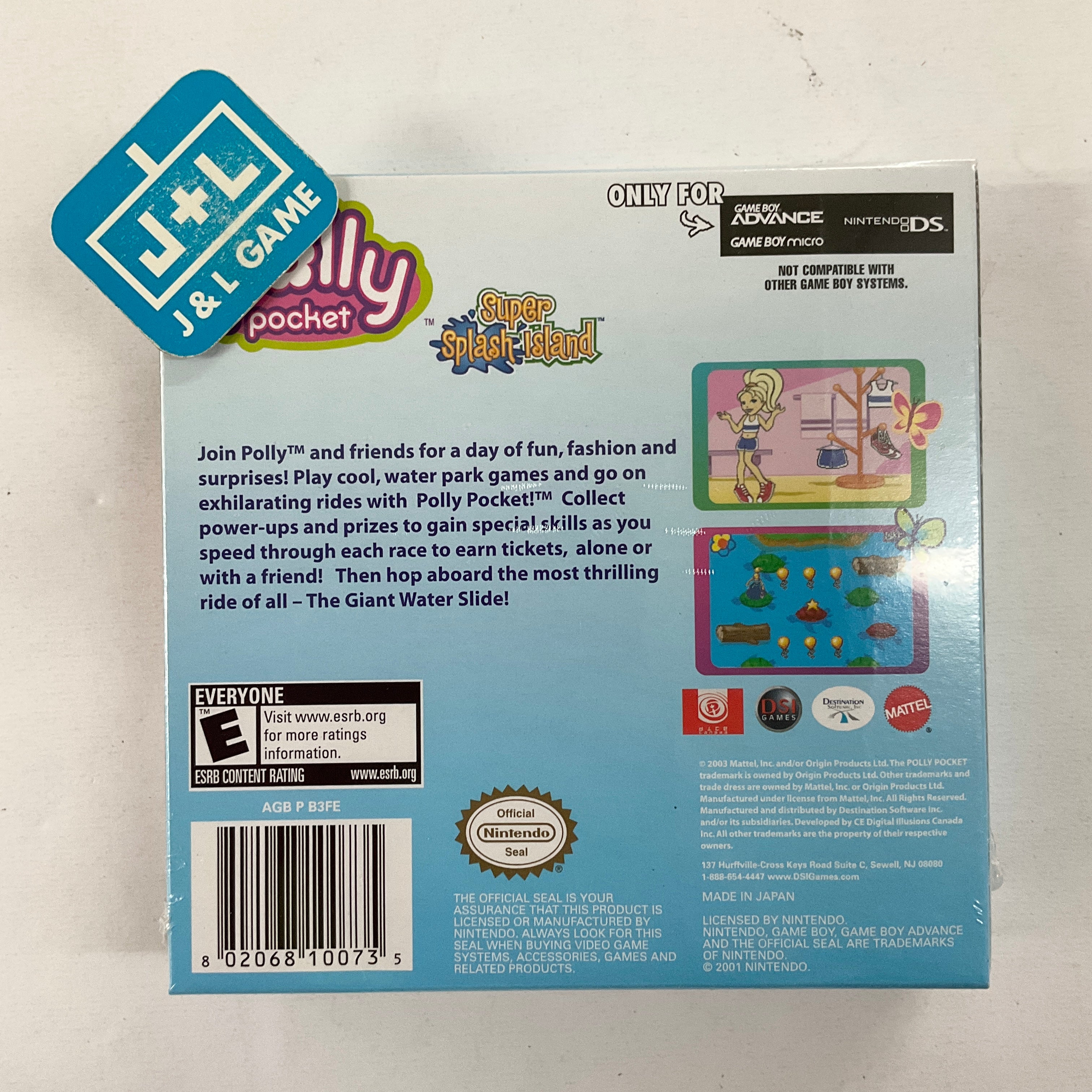 Polly Pocket: Super Splash Island - (GBA) Game Boy Advance Video Games DSI Games   