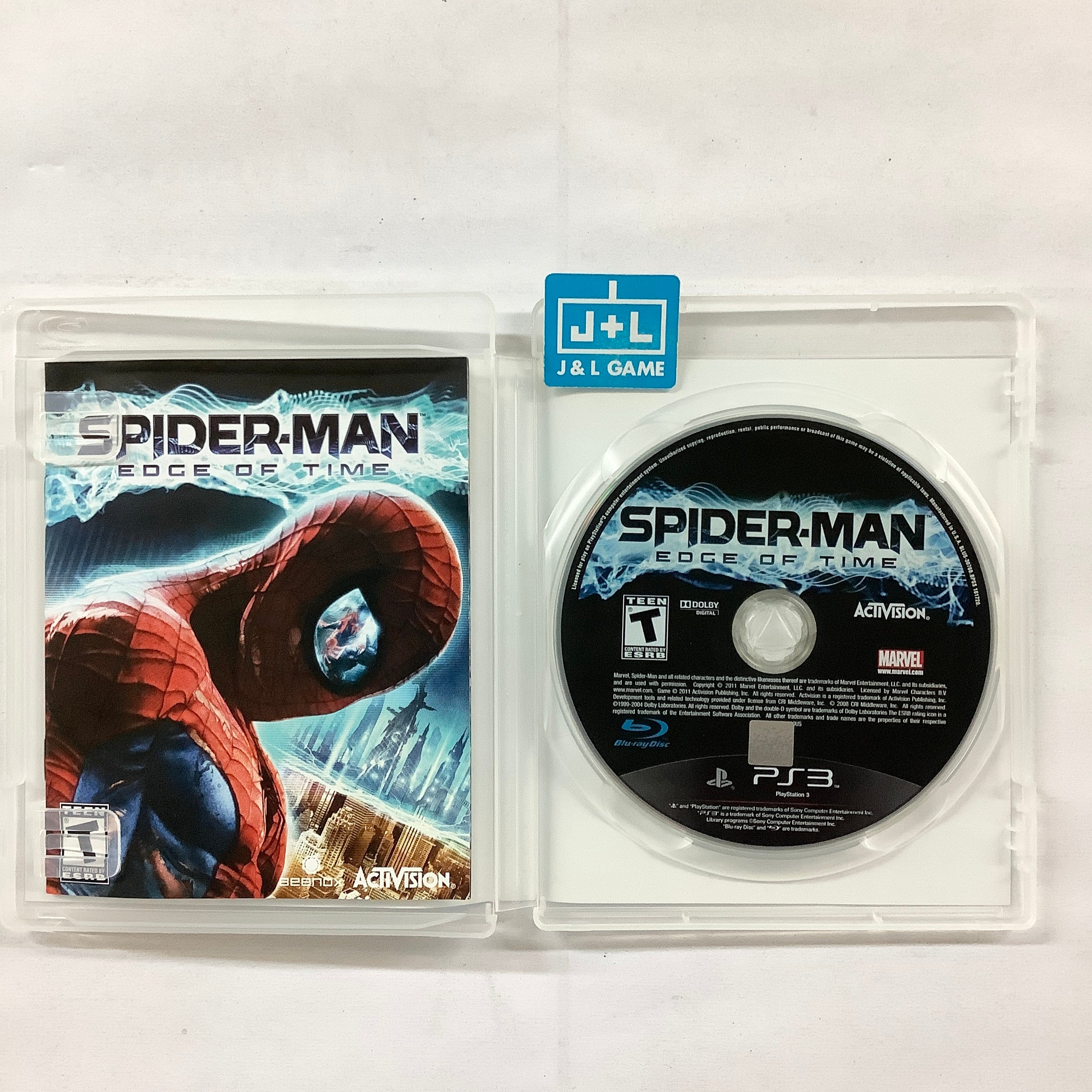 Spider-Man: Edge of Time For Playstation 3 on sale *CIB/TESTED!*