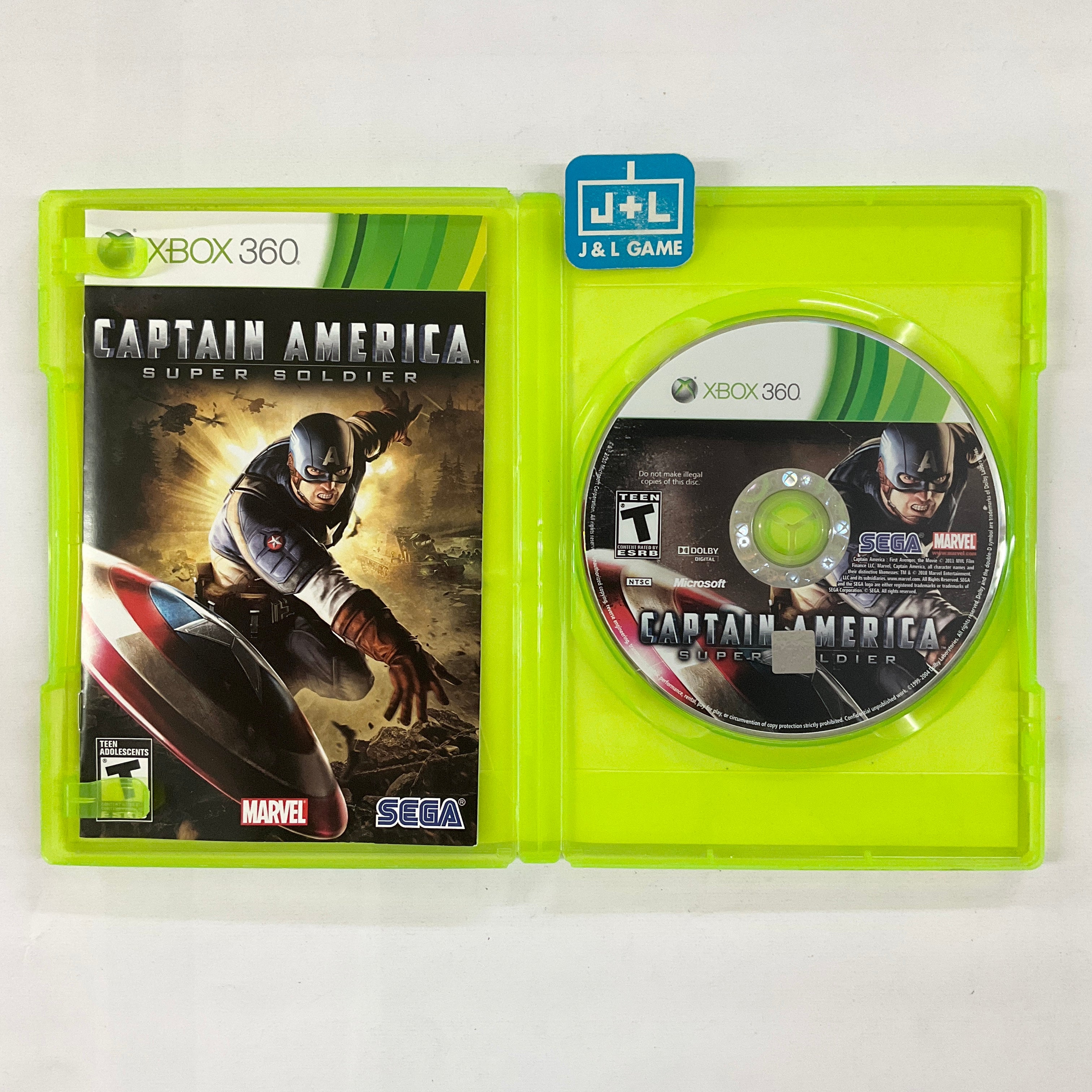 Captain America: Super Soldier - Xbox 360 [Pre-Owned] Video Games Sega   