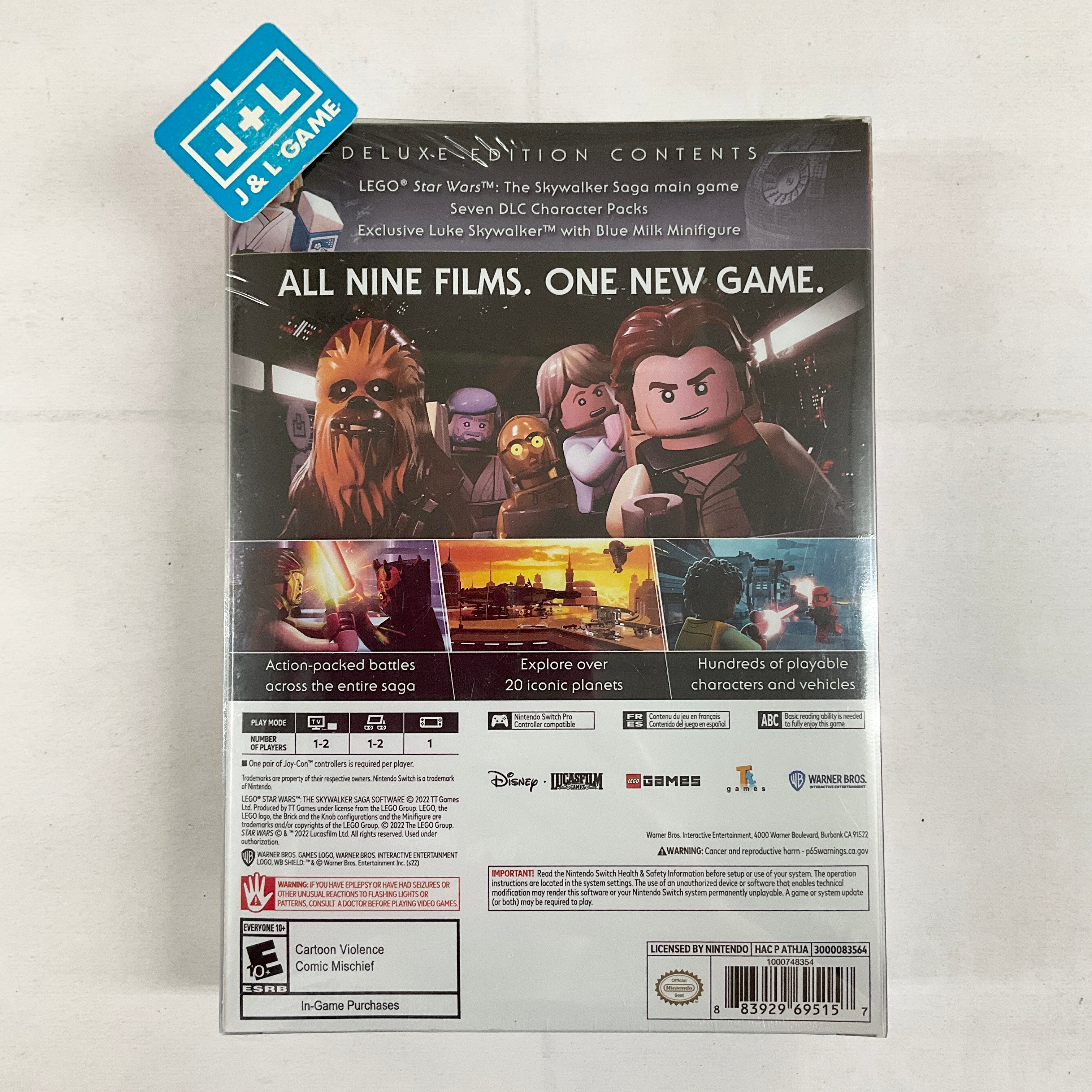 LEGO Star Wars: The Skywalker Saga - Deluxe Edition - (NSW) Nintendo Switch Video Games WB Games   