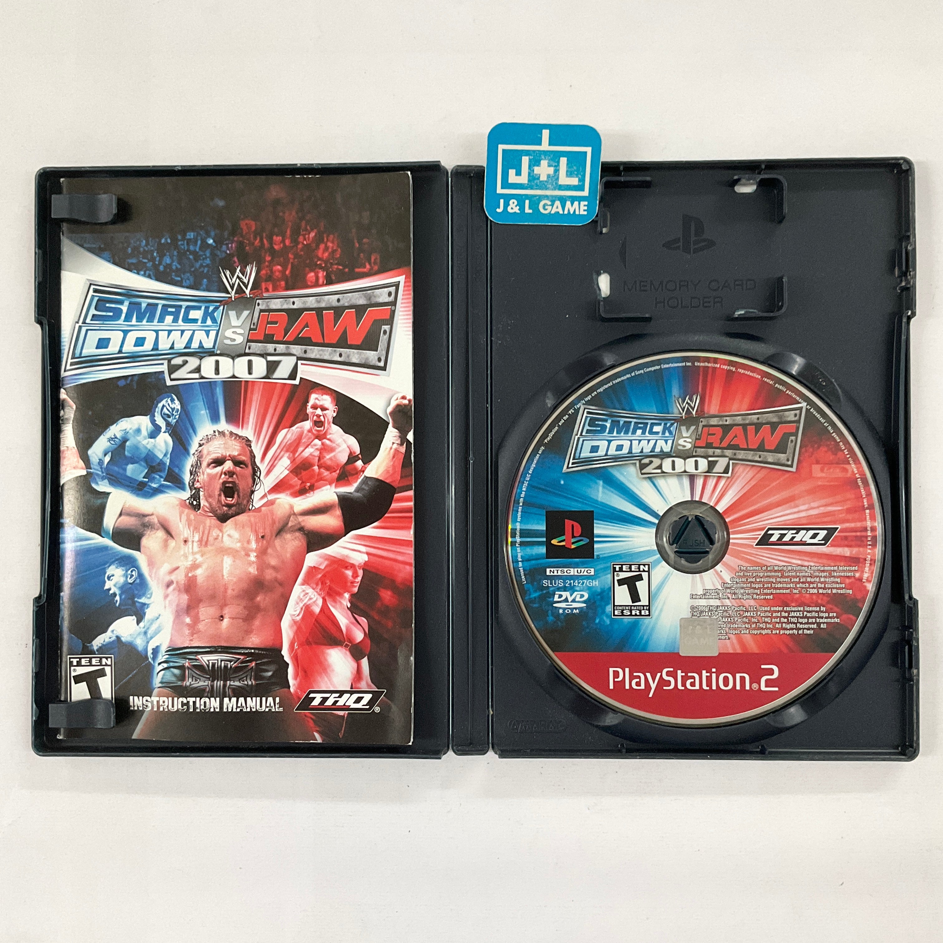 WWE SmackDown vs. Raw 2007 (Greatest Hits) - (PS2) PlayStation 2 [Pre-Owned] Video Games THQ   