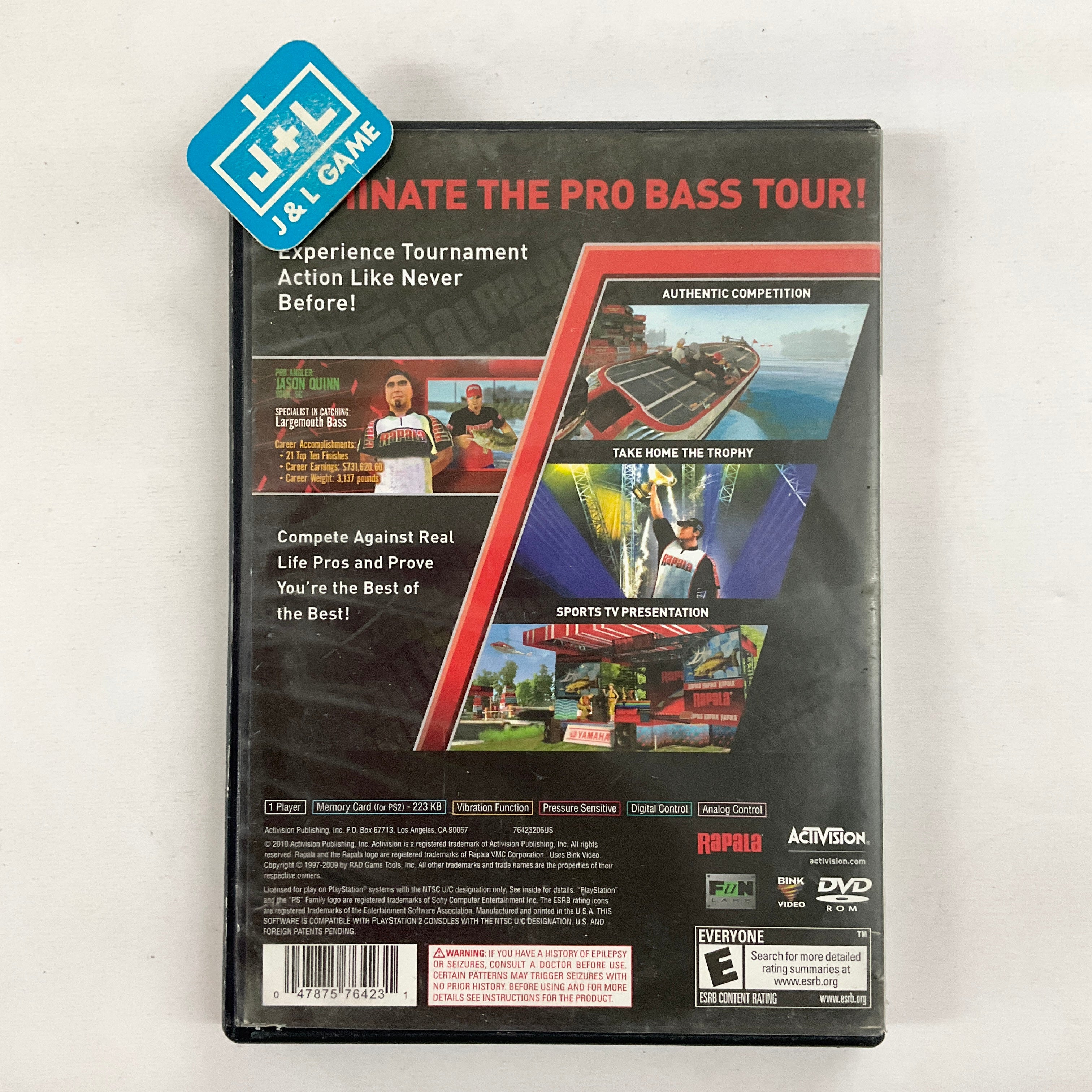 Rapala Pro Bass Fishing - (PS2) PlayStation 2 [Pre-Owned] Video Games Activision   