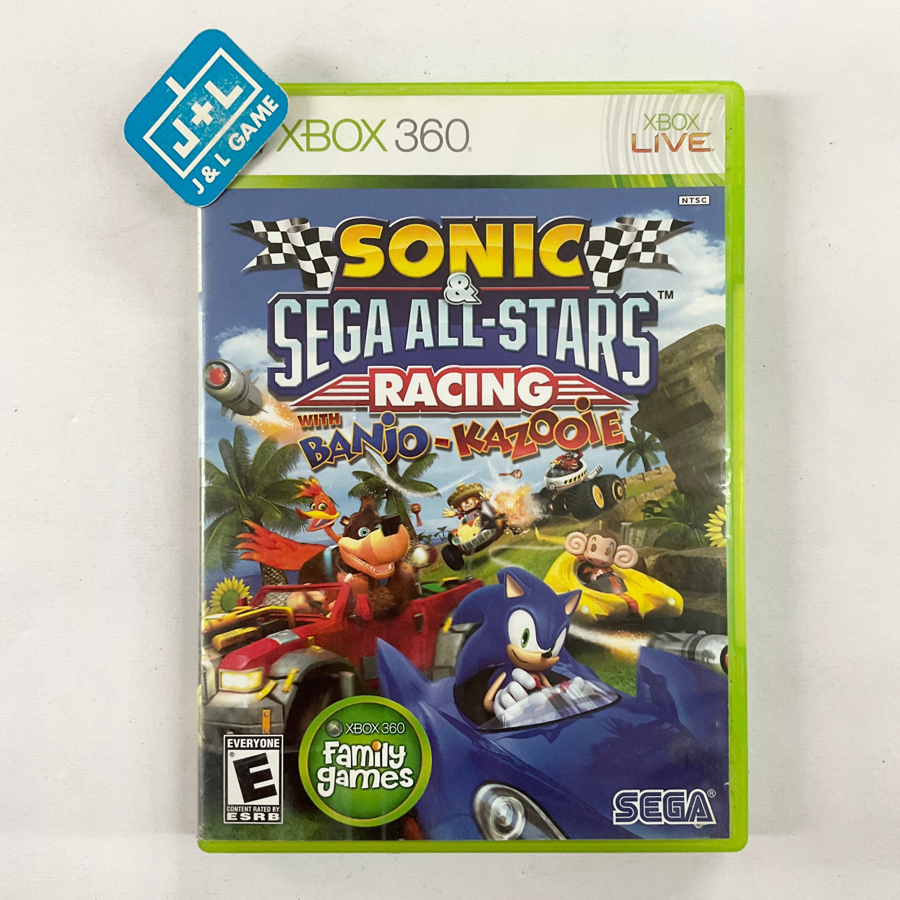 Sonic & Sega All-Stars Racing with Banjo-Kazooie - Xbox 360 [Pre-Owned] Video Games Sega   