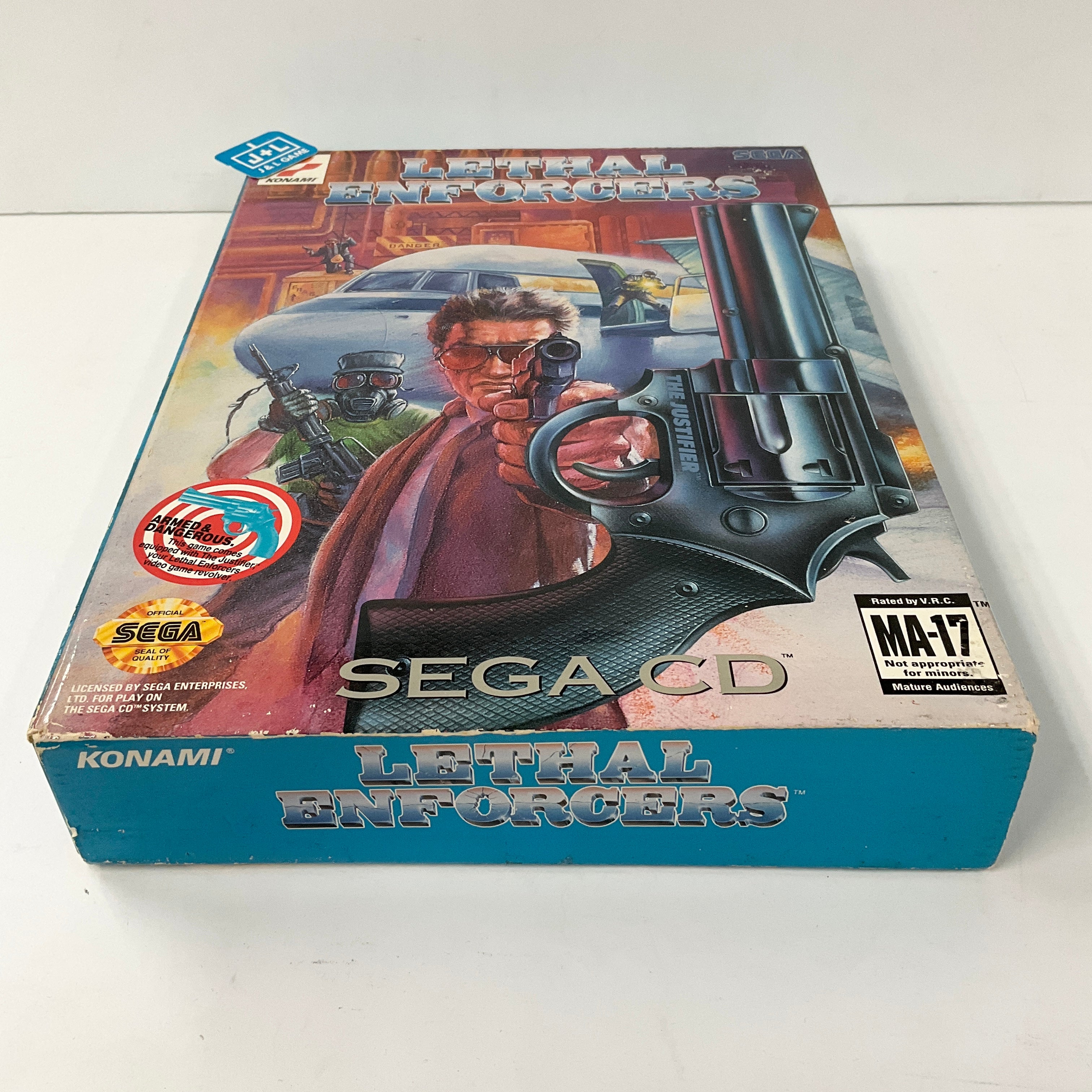 Lethal Enforcers for Sega CD - high quality Complete