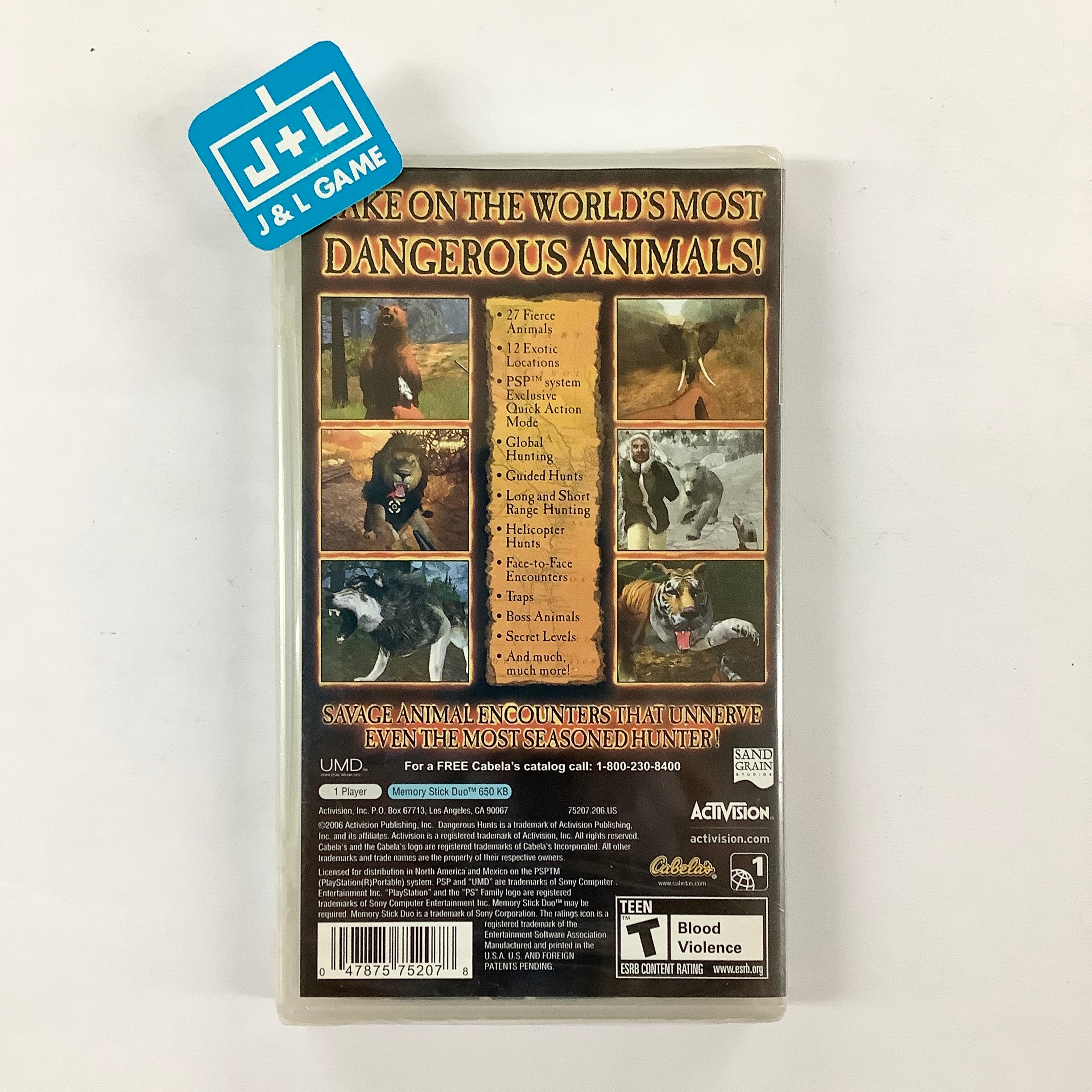 Cabela's dangerous hunts ultimate best sale challenge psp