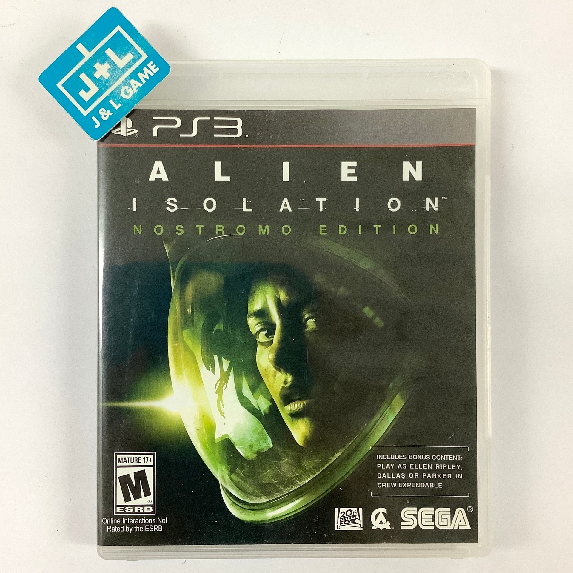 Alien: Isolation (Nostromo Edition) - (PS3) PlayStation 3 [Pre-Owned] | J&L  Game