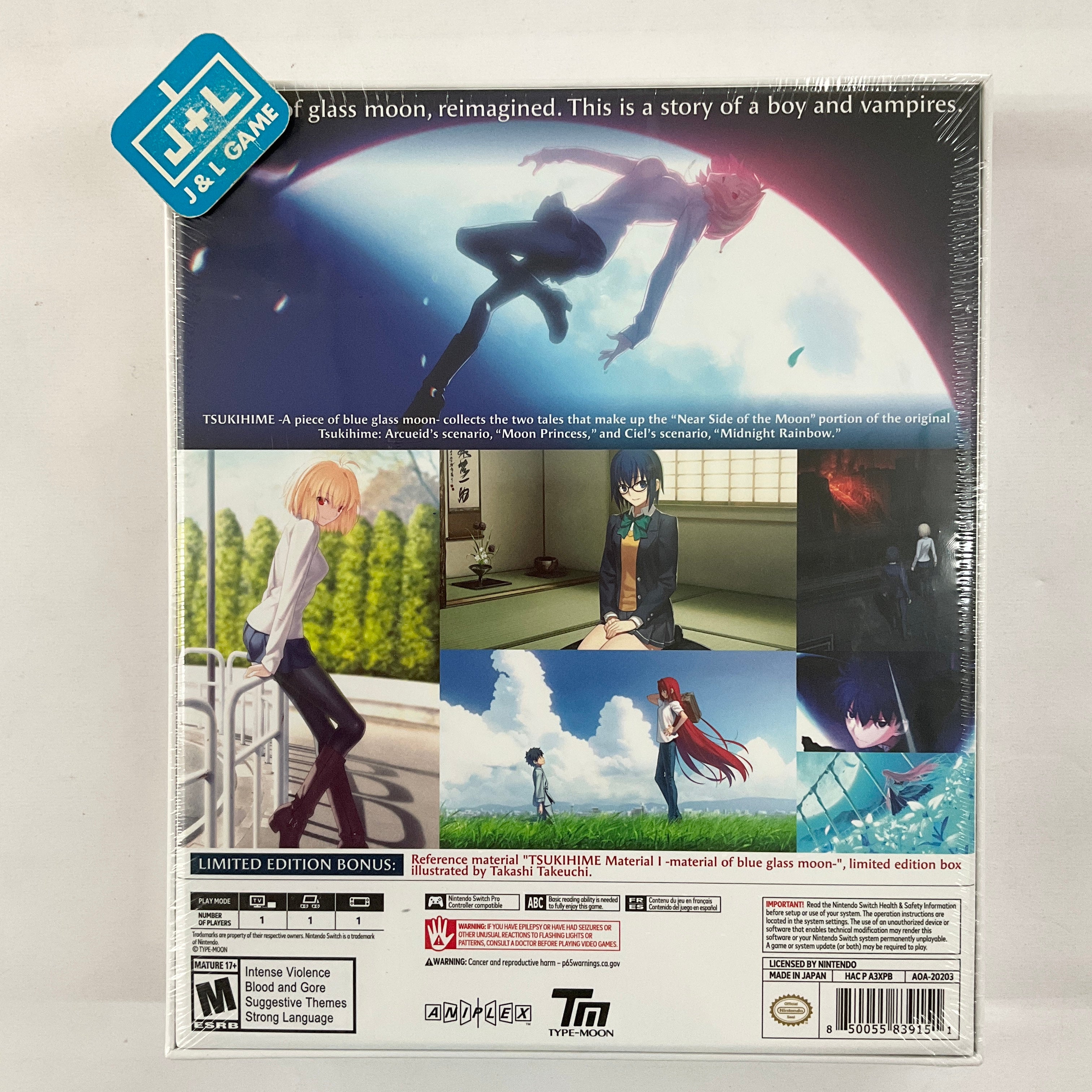 TSUKIHIME: A piece of blue glass moon (Limited Edition) - (NSW) Ninten |  J&L Game