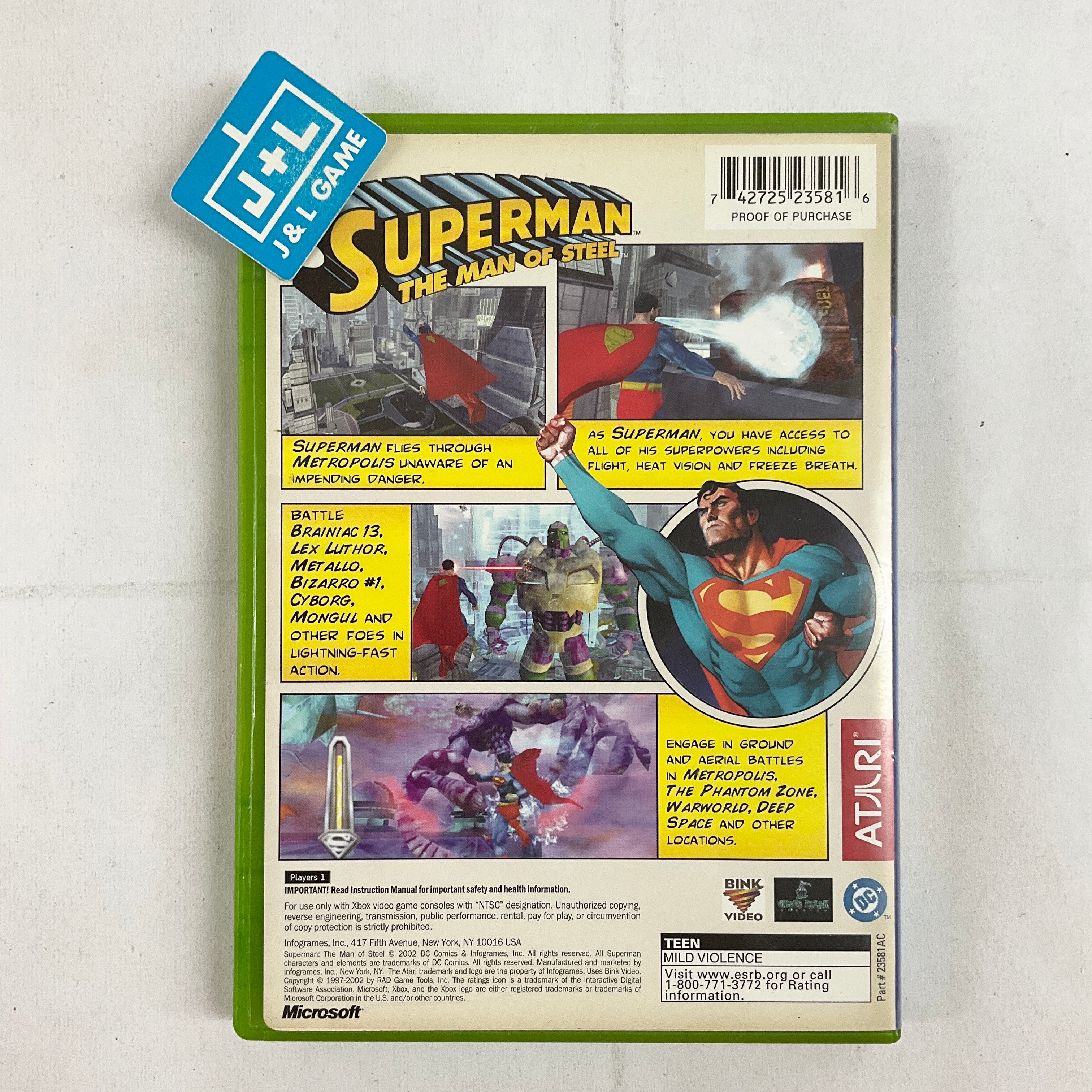 Superman: The Man of Steel - (XB) Xbox [Pre-Owned]