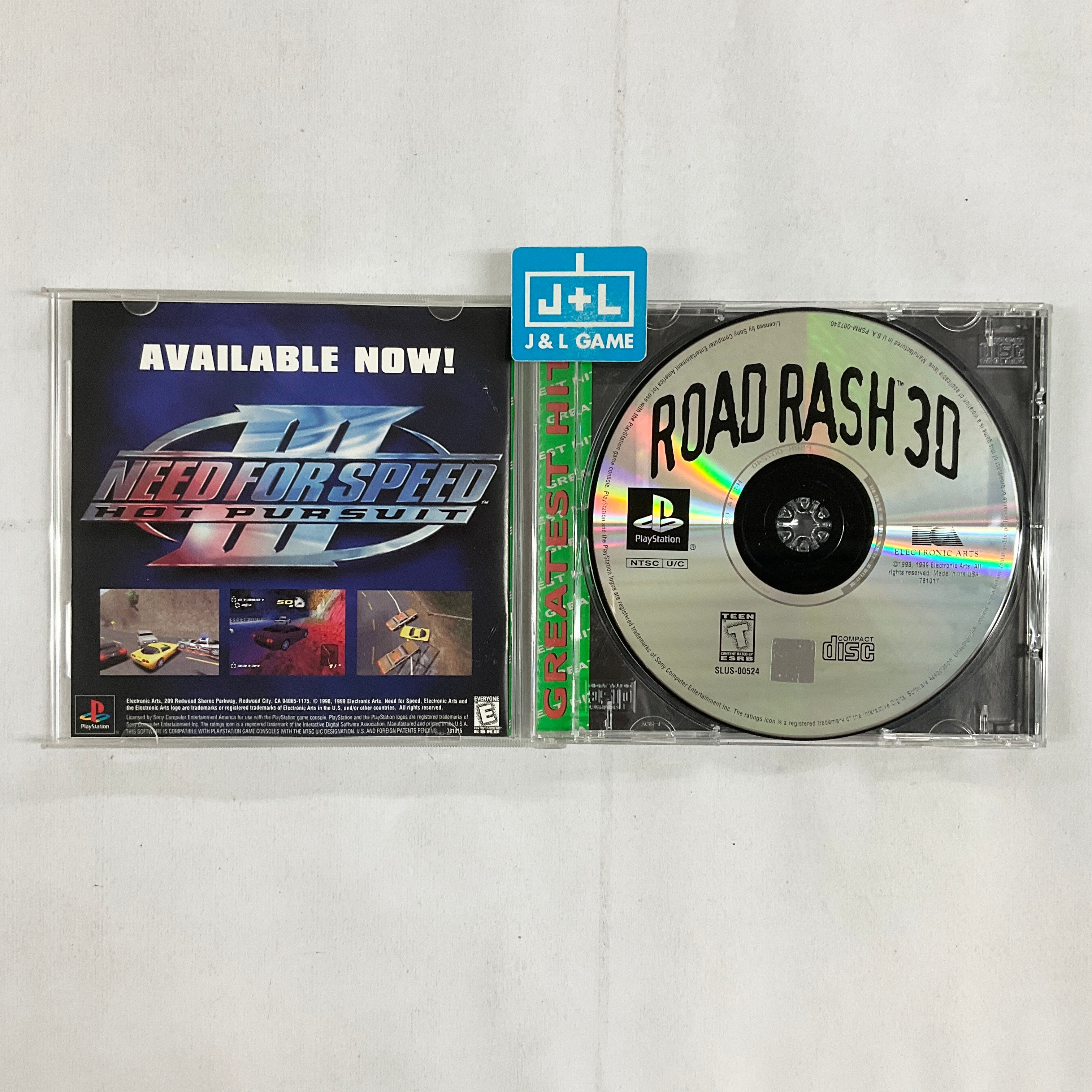 Road Rash 3D (Greatest Hits) - (PS1) Playstation 1 [Pre-Owned] | J&L Game