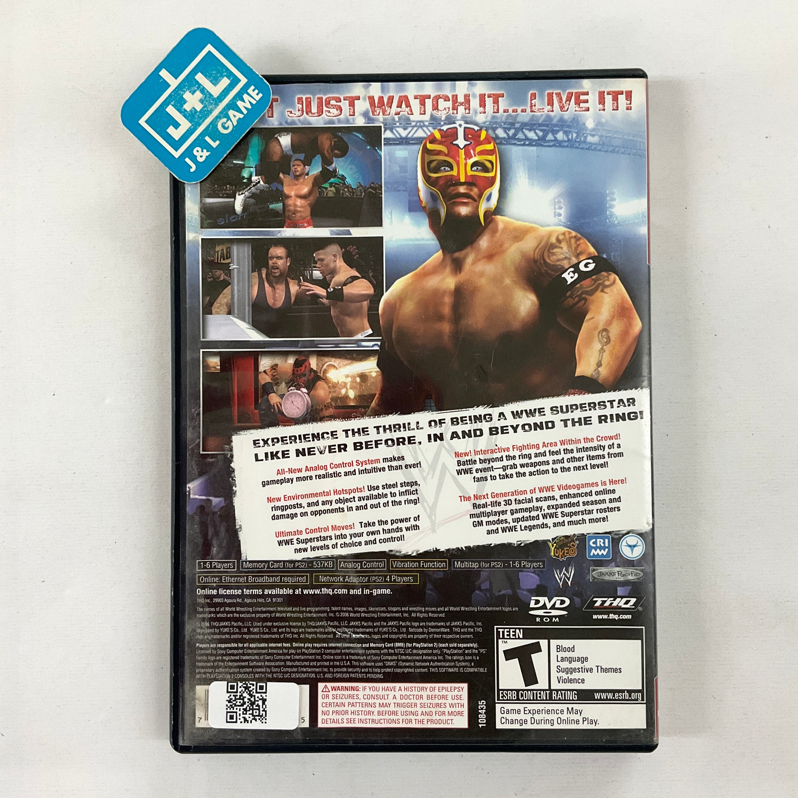 WWE SmackDown vs. Raw 2007 (Greatest Hits) - (PS2) PlayStation 2 [Pre-Owned] Video Games THQ   