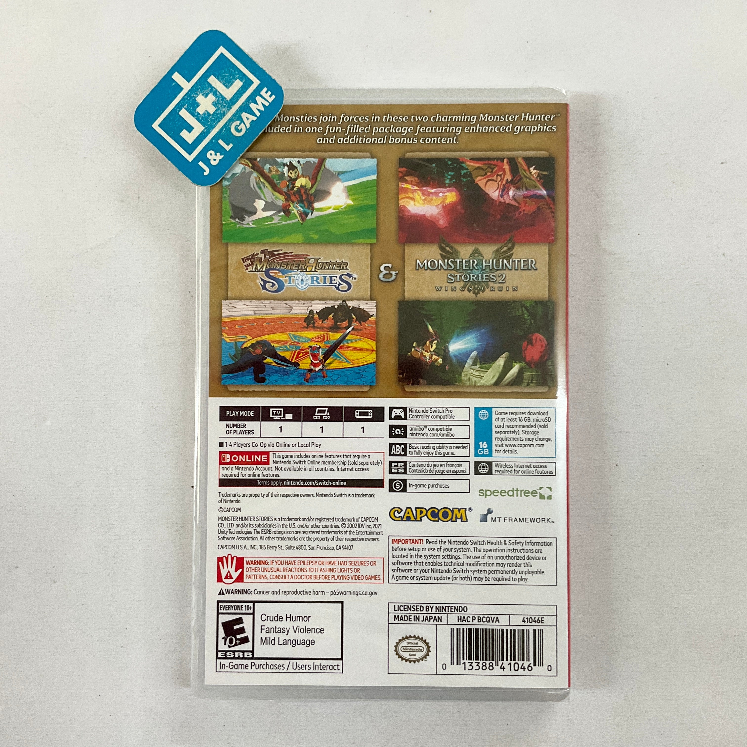 Monster Hunter Stories Collection - (NSW) Nintendo Switch Video Games Capcom   