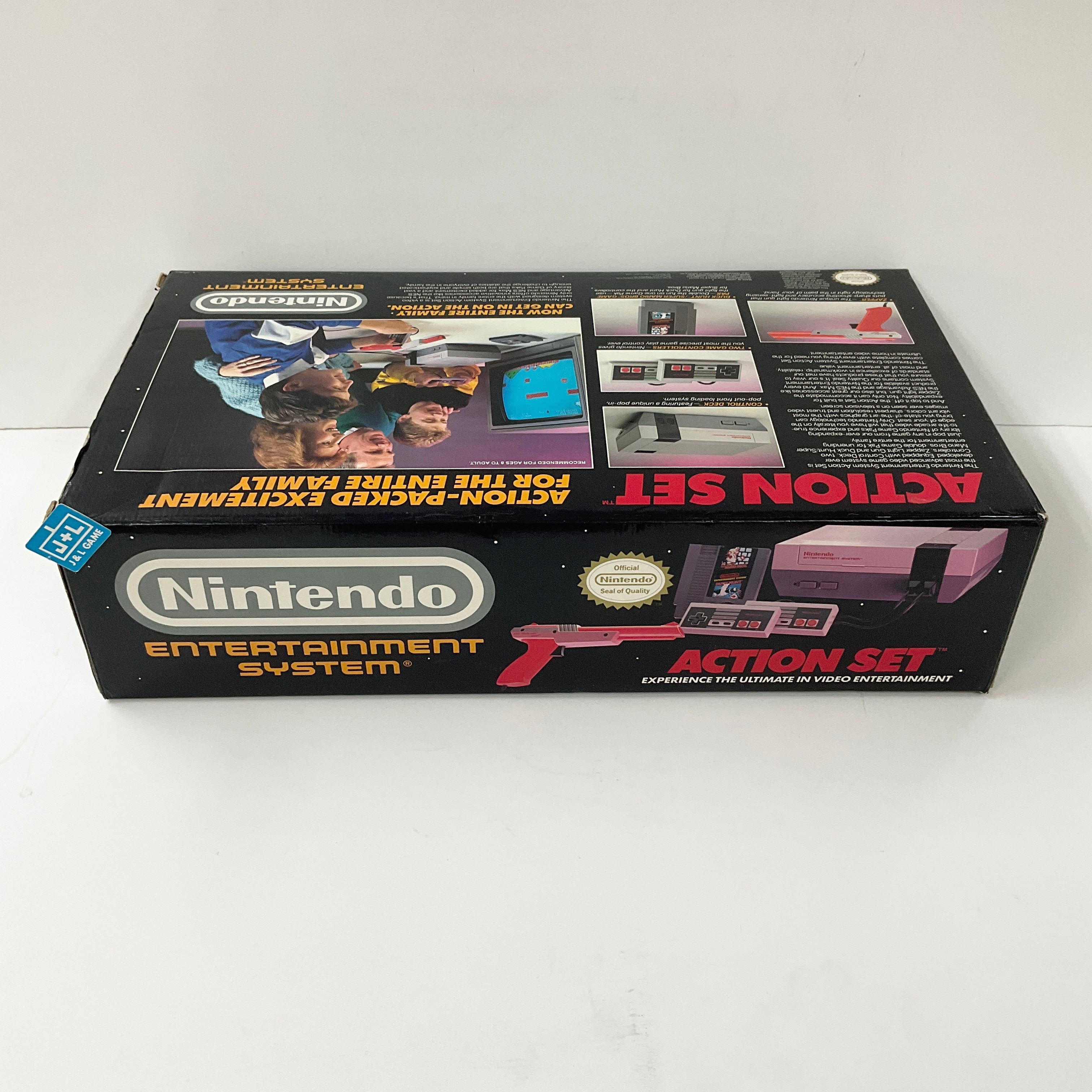 BOX ONLY! Nintendo Entertainment System Action hotsell Set Console