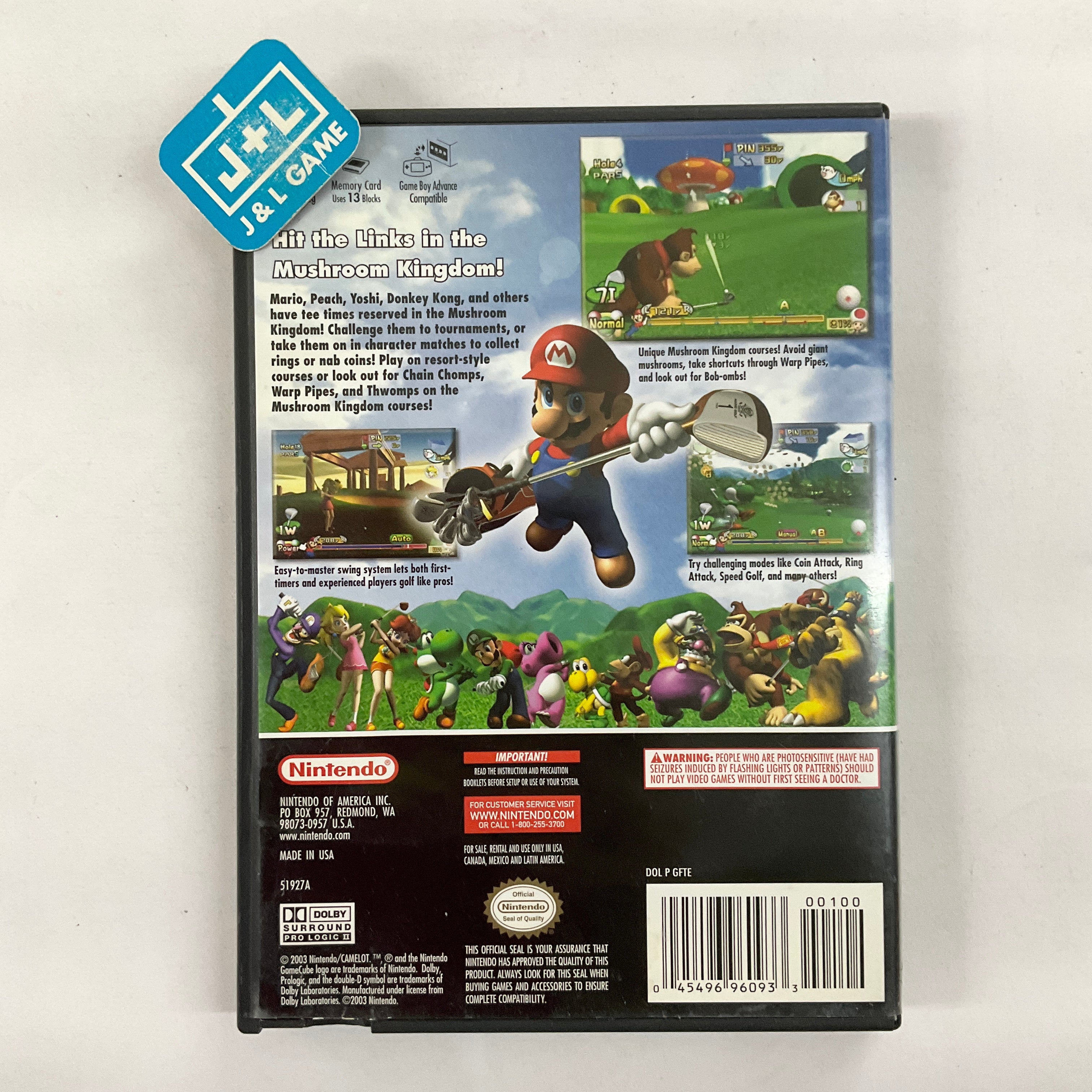 Mario Golf: Toadstool Tour - (GC) GameCube [Pre-Owned] Video Games Nintendo   