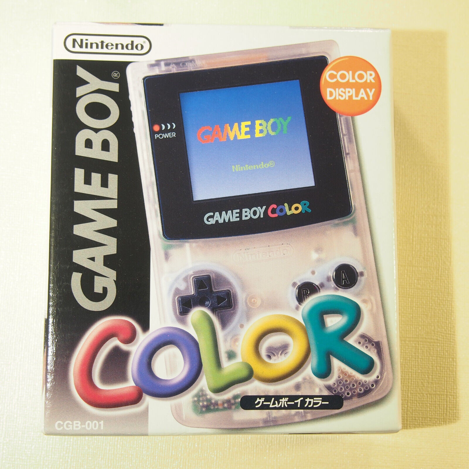 Nintendo Game Boy Color Console (Clear With Backlight) - (GBC) Game Boy Color [Pre-Owned] (Japanese Import)) Consoles Nintendo